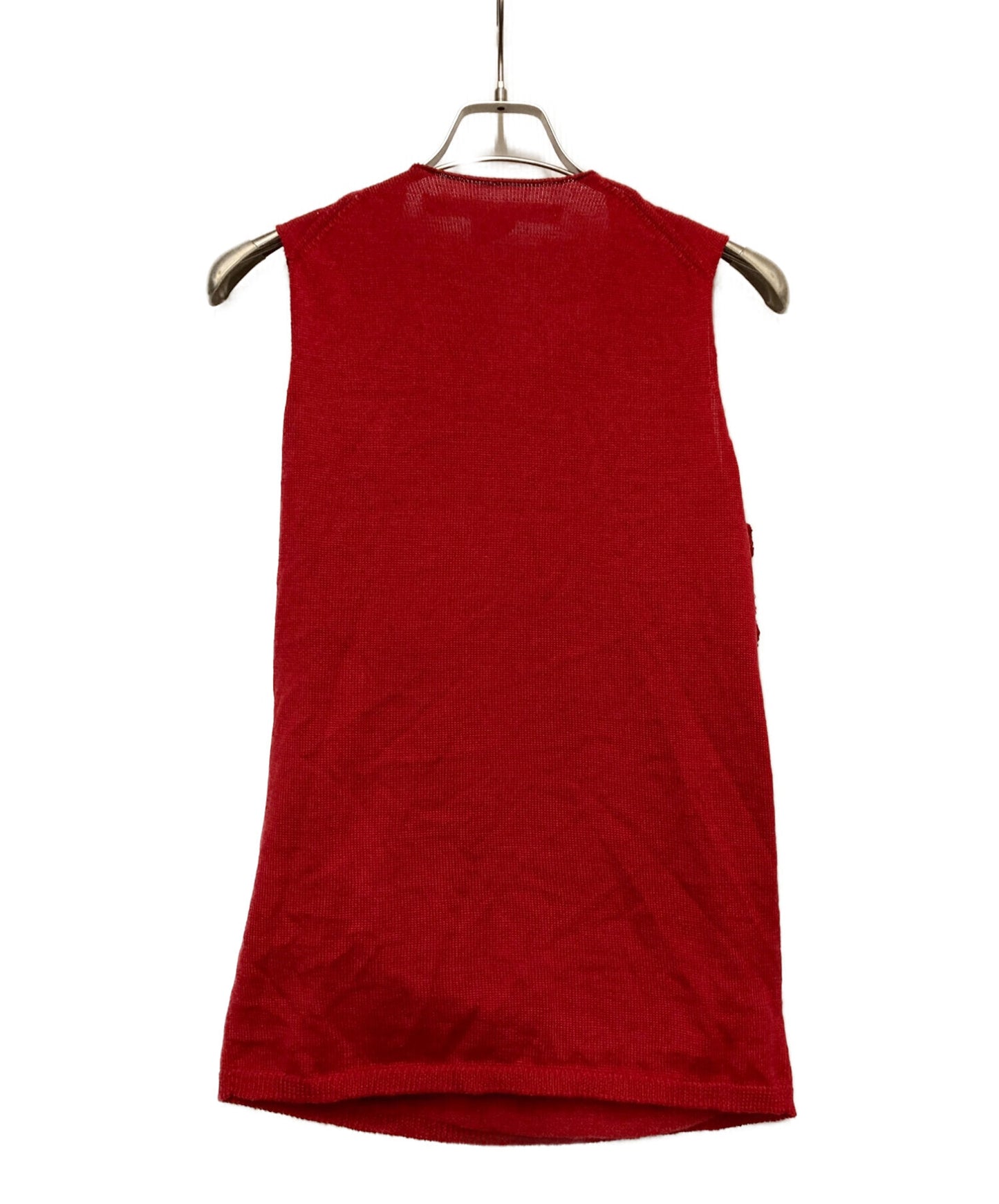 [Pre-owned] COMME des GARCONS Rose Design Sleeveless Knit GO-N005 AD2014