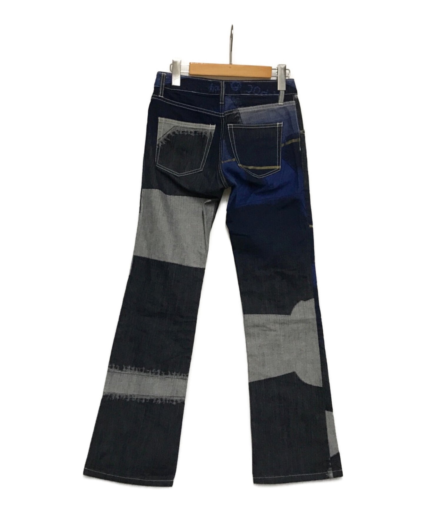 [Pre-owned] ISSEY MIYAKE Switched Flare Denim Pants IM81FF005