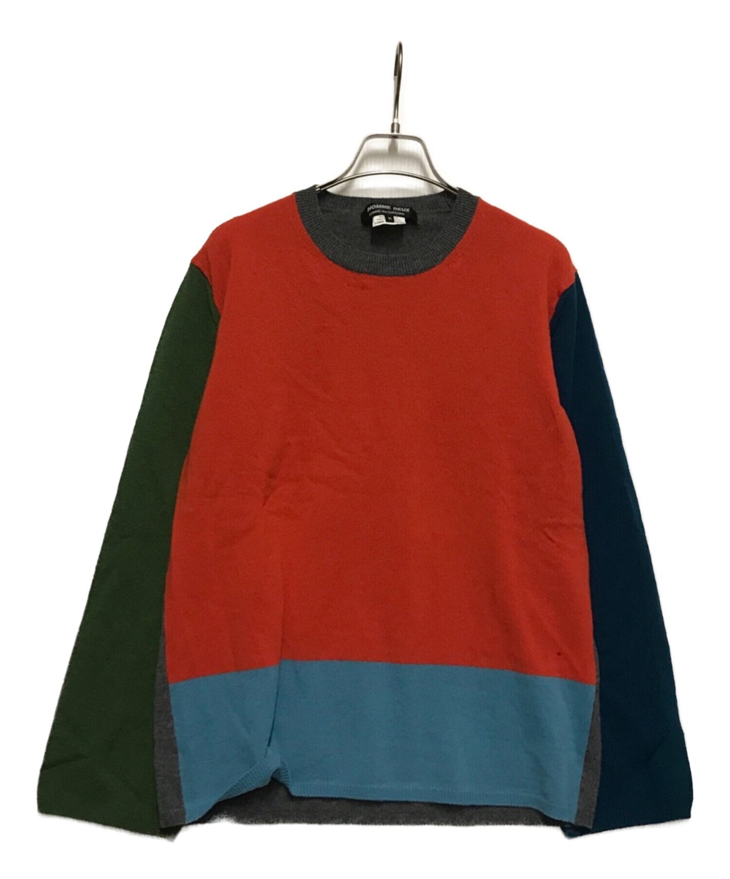 [Pre-owned] COMME des GARCONS HOMME DEUX Color block knit DF-N501