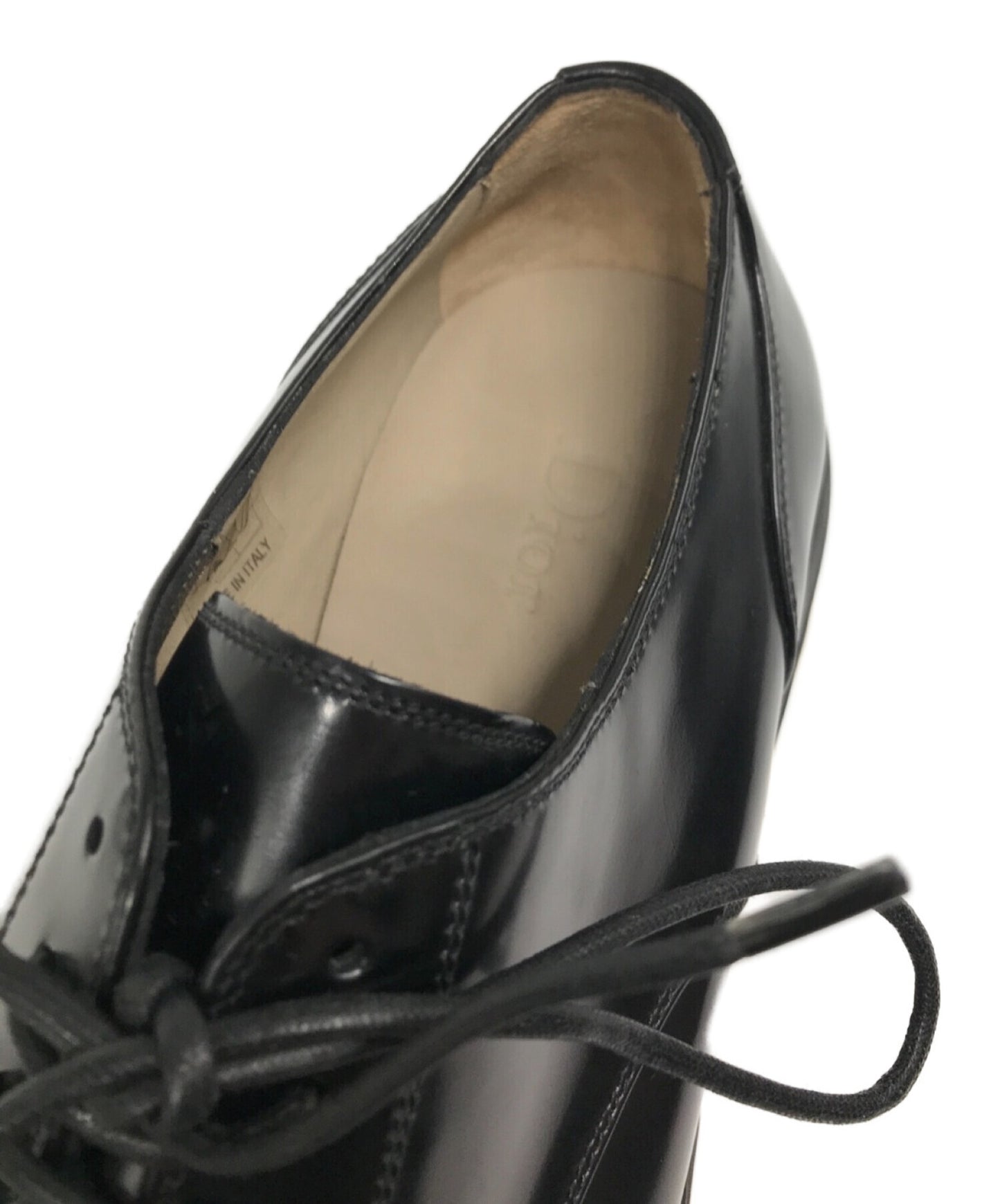 Dior Homme 평범한 발가락 가죽 신발 15h fr