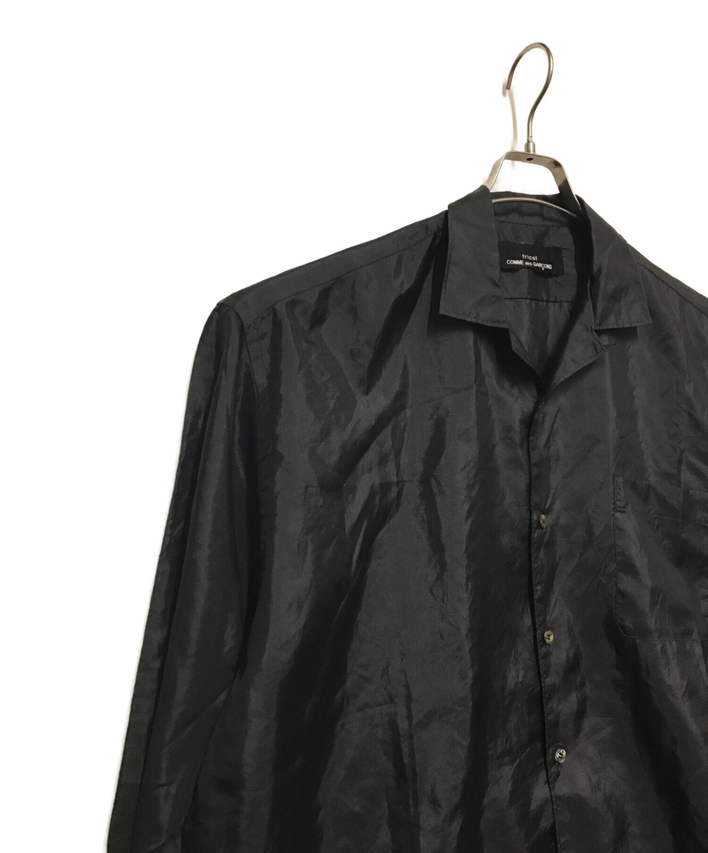[Pre-owned] tricot COMME des GARCONS sheer oversized shirt
