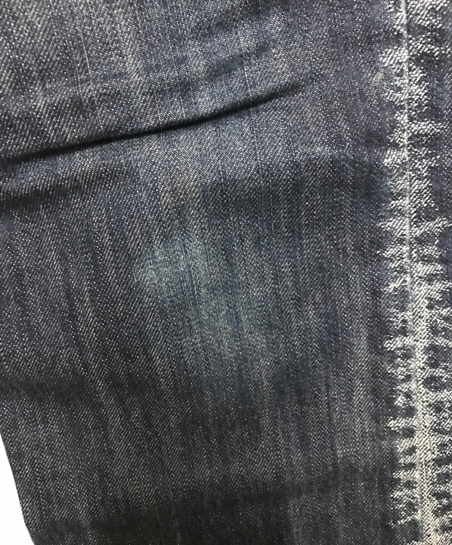 ISSEY MIYAKE A.POC INSIDE Flared denim pants IM83FF596