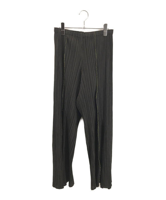 [Pre-owned] PLEATS PLEASE Centerline Pleated Flared Pants PP31-JF723