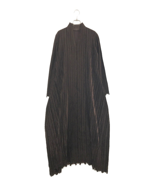 [Pre-owned] ISSEY MIYAKE Velour Pleated Dress IM04FH939