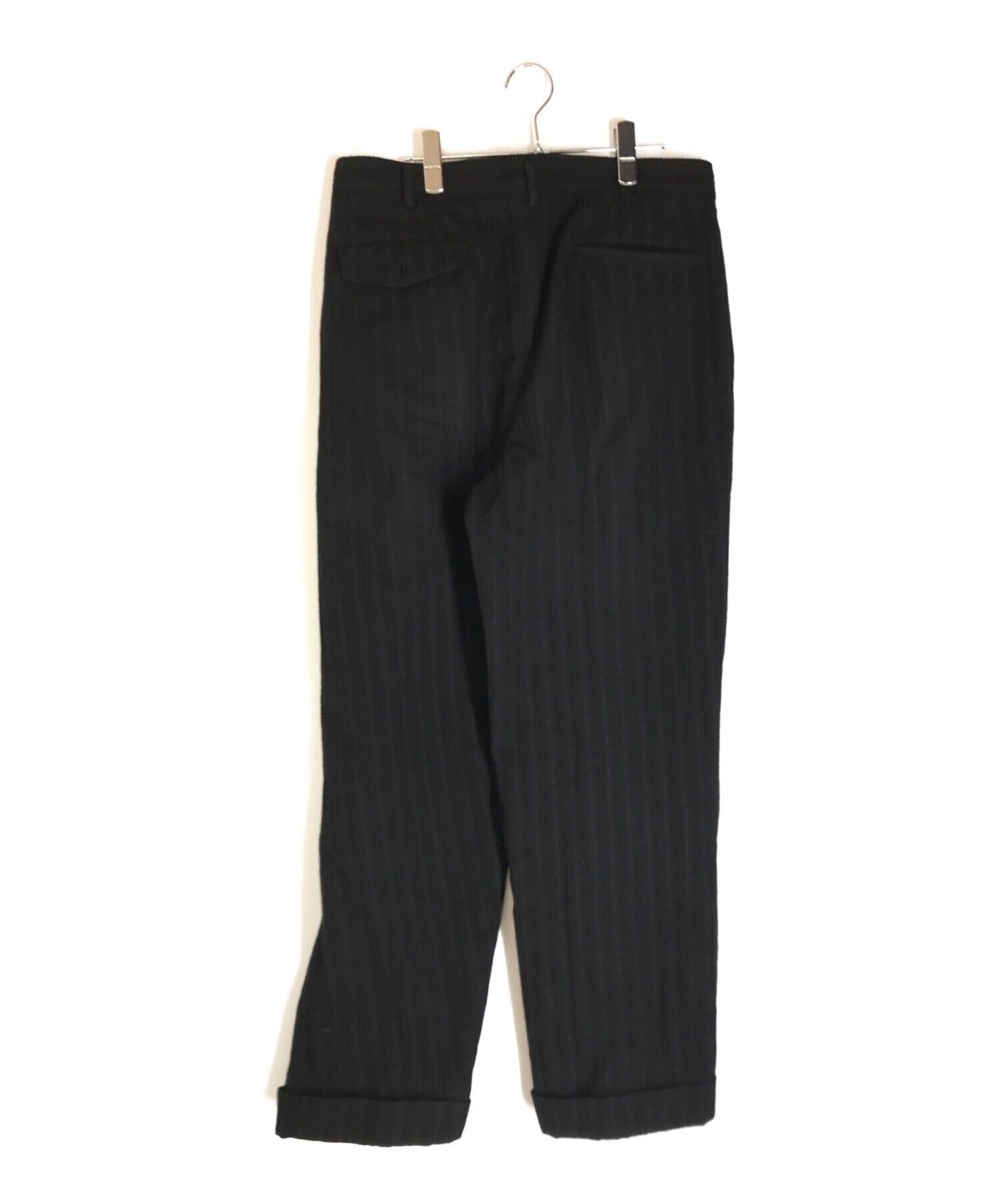 [Pre-owned] COMME des GARCONS HOMME 90s two-tucked wool striped pants HP-04042M
