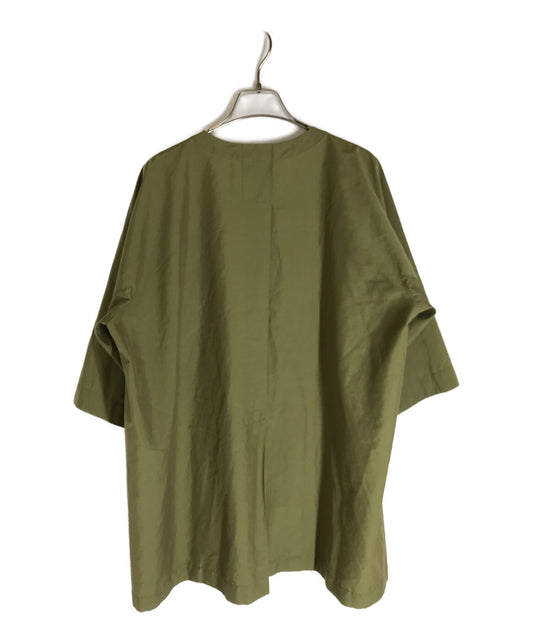 ISSEY MIYAKE Square Neck Short Sleeve Shirt IL91FJ051