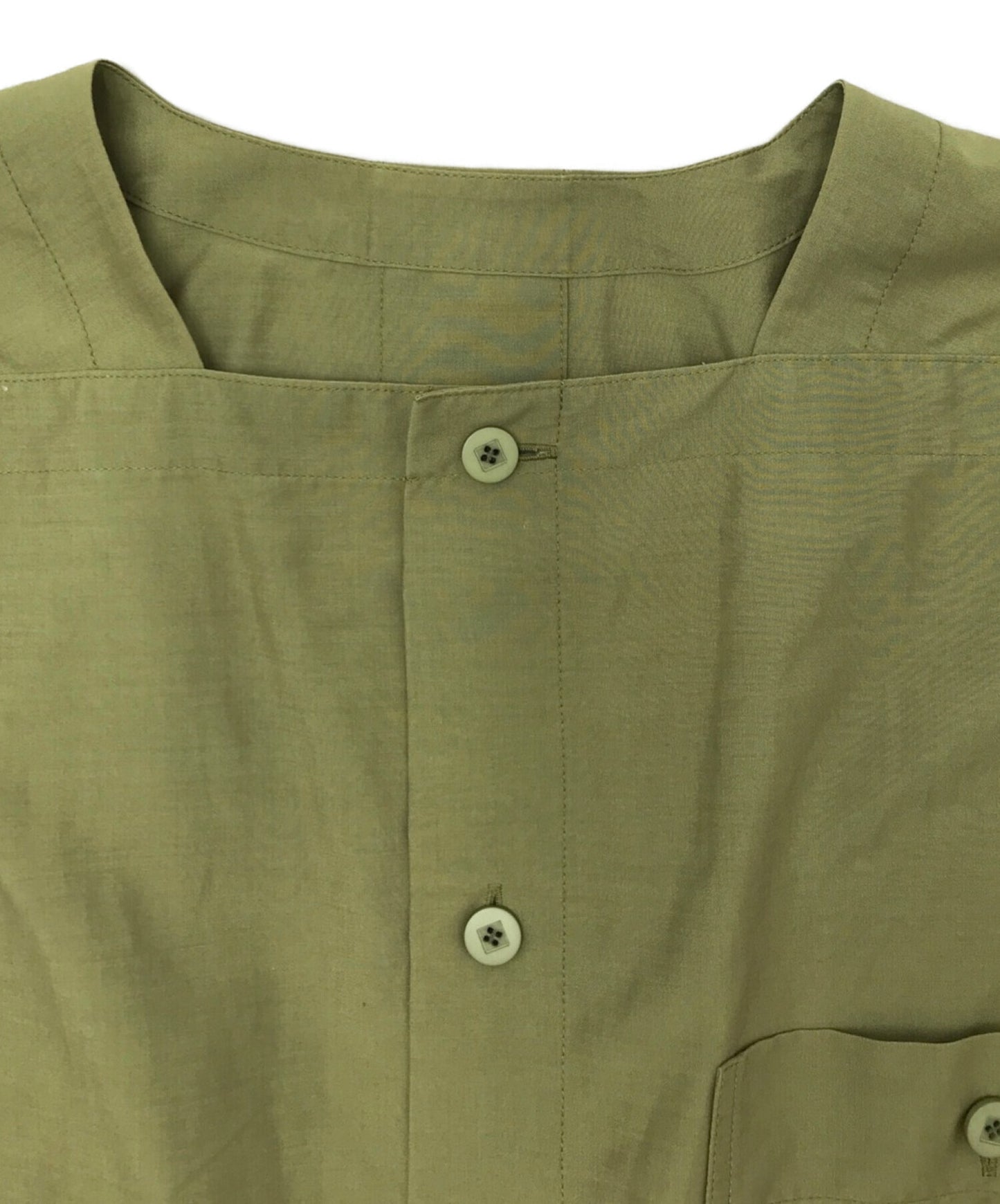 Issey Miyake方形頸部短袖襯衫IL91FJ051