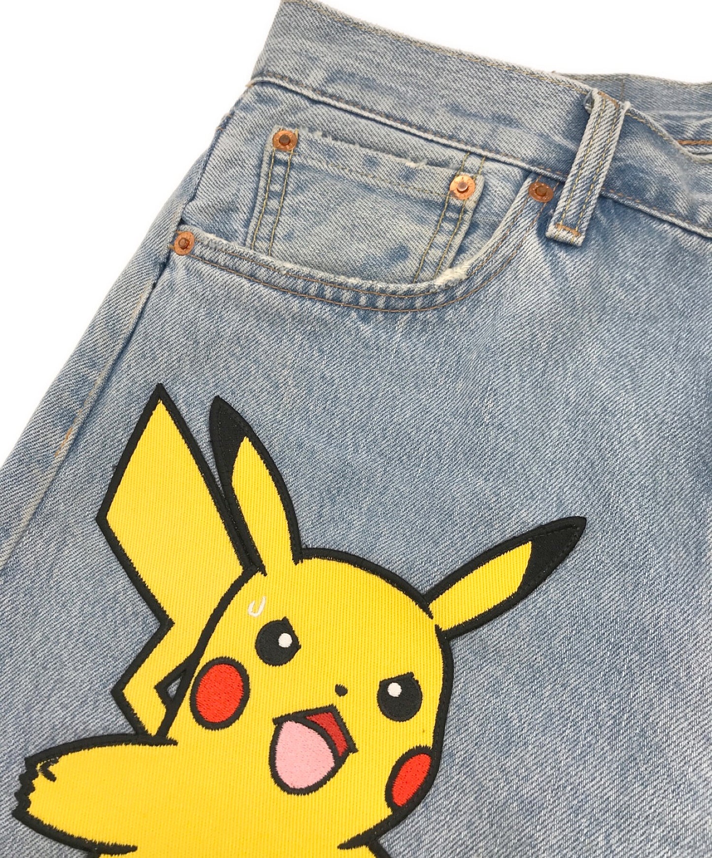 [Pre-owned] LEVI'S×PoKeMoN Collaboration tapered denim pants 24767-0007