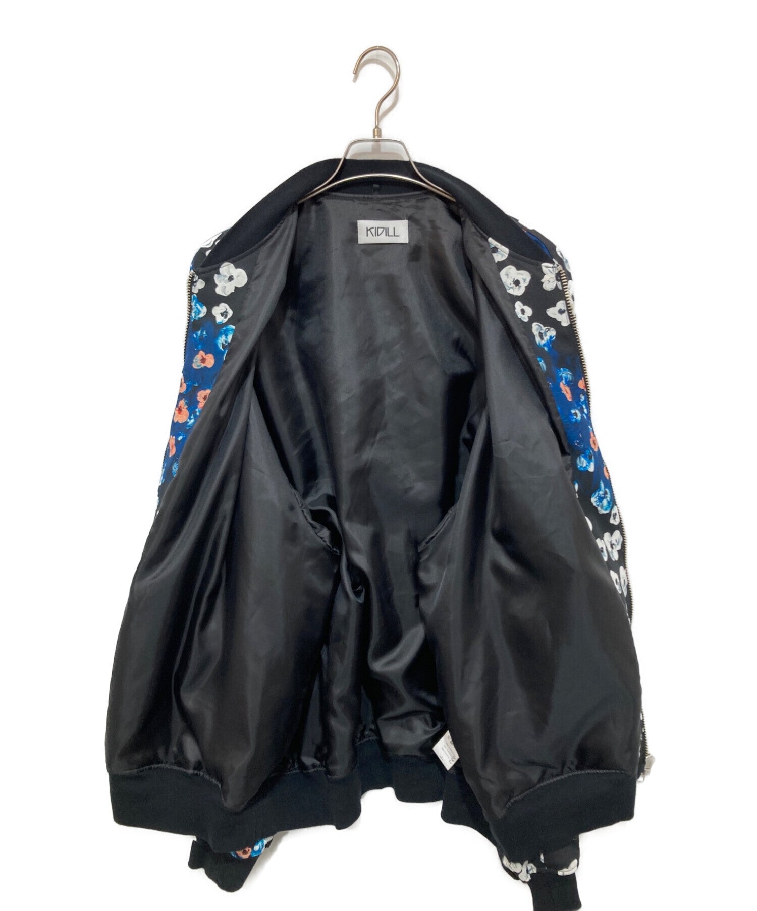 joint KIDILL MA-1 BLACK FLOWER KIDILL - MA-1 JACKET - TEXTILE