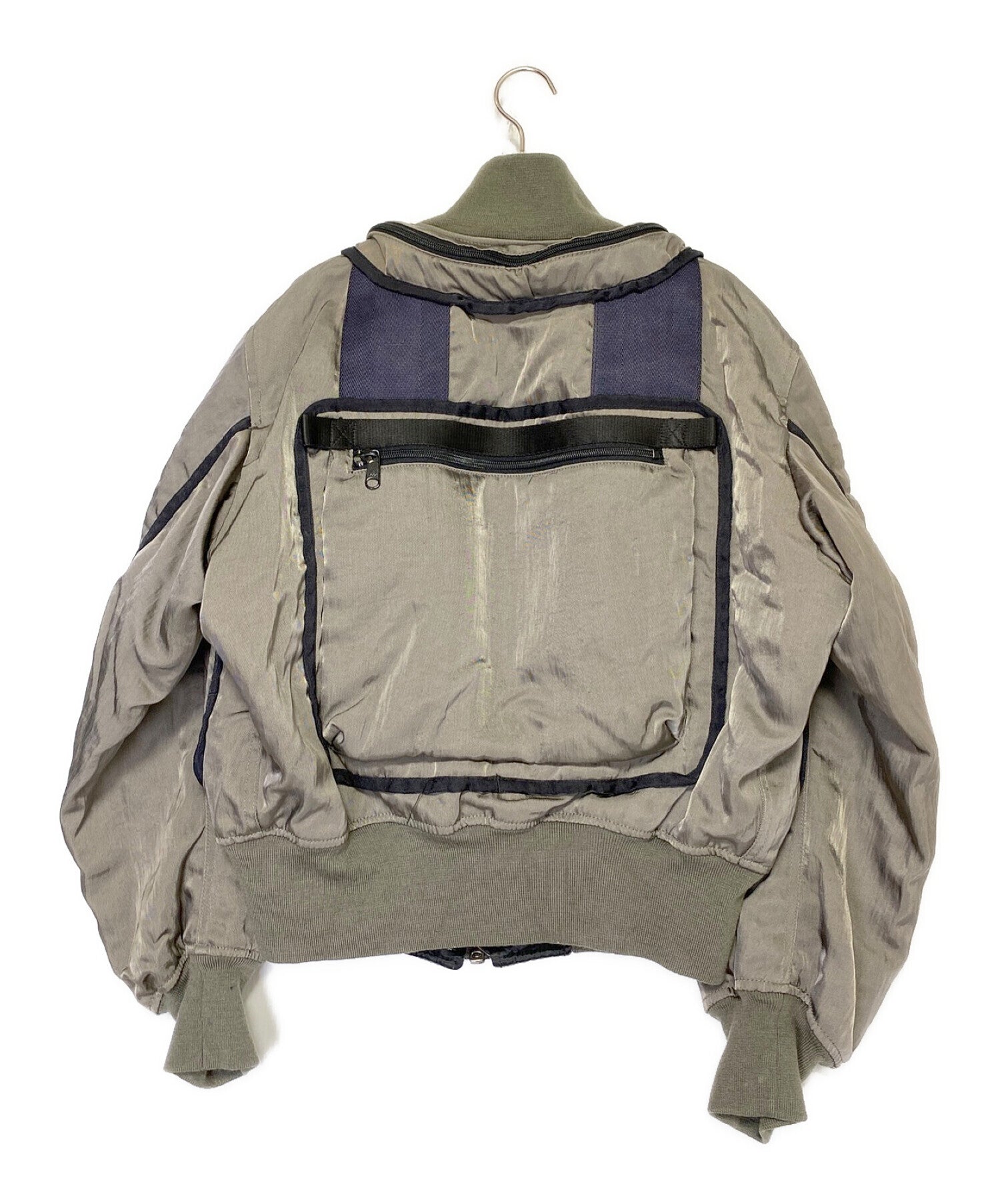 [Pre-owned] ISSEY MIYAKE MEN 96AW Parachute Cargo Bomber Jacket Archive  ME-FC257