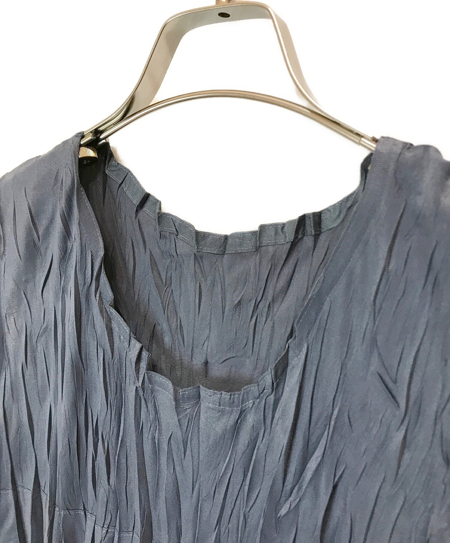 [Pre-owned] PLEATS PLEASE Design sleeveless tunic blouse PP93-PK993
