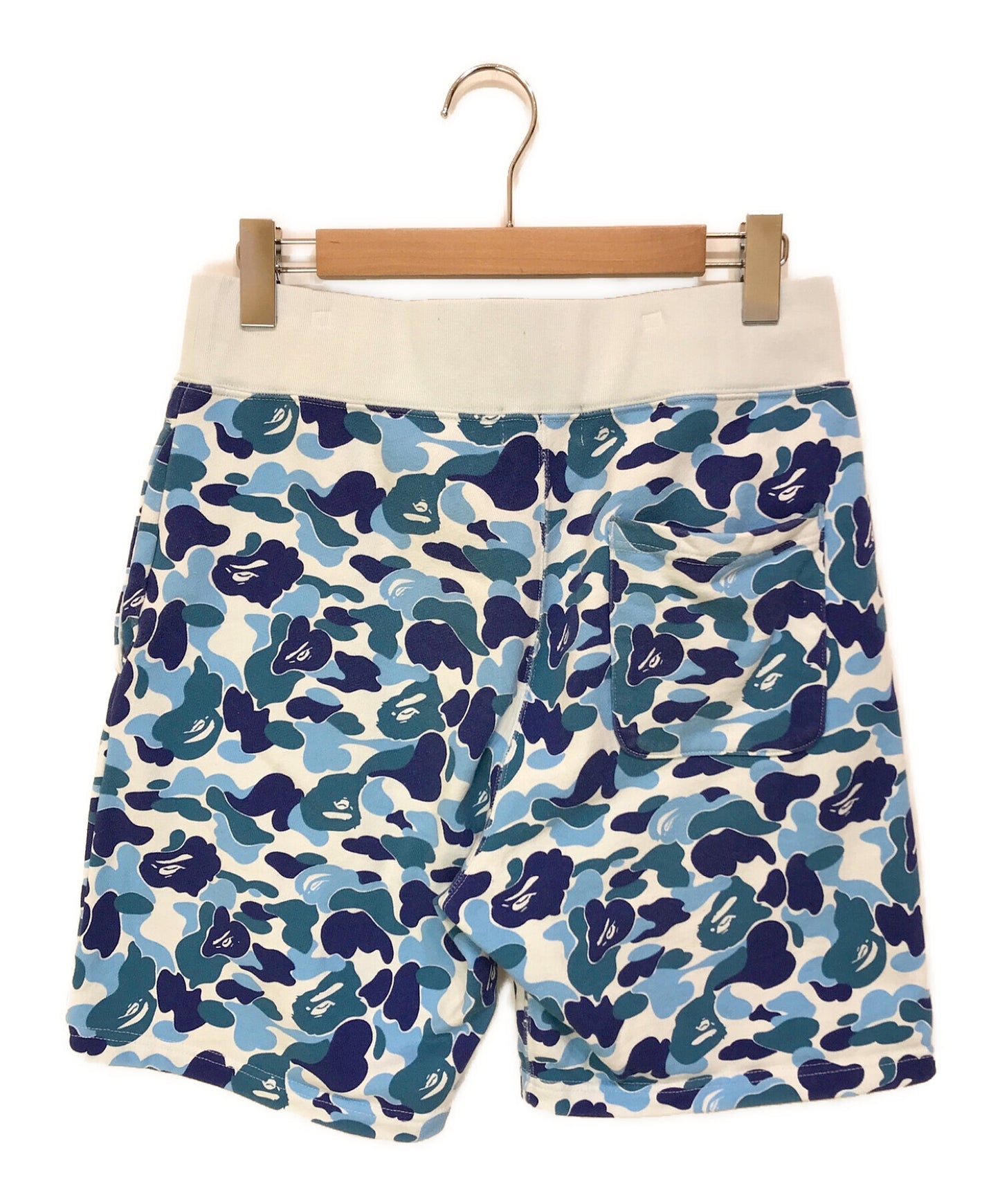 [Pre-owned] A BATHING APE Bay Camo Sweat Shorts 001SPI301017M