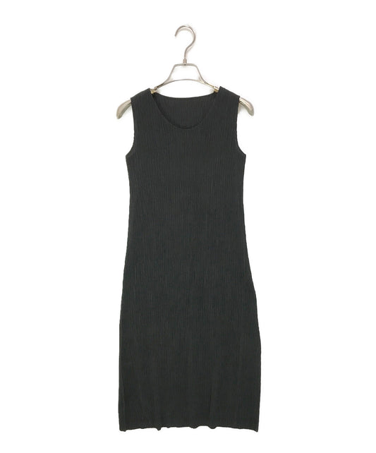 [Pre-owned] ISSEY MIYAKE Sleeveless Pleated Dress IM53FH467