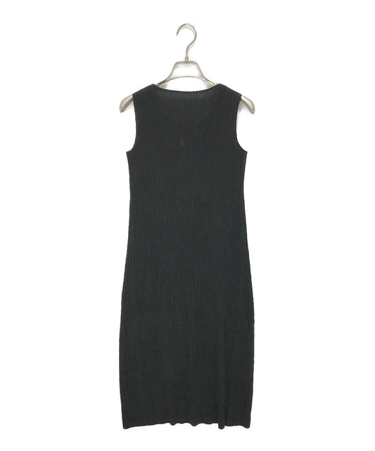 [Pre-owned] ISSEY MIYAKE Sleeveless Pleated Dress IM53FH467