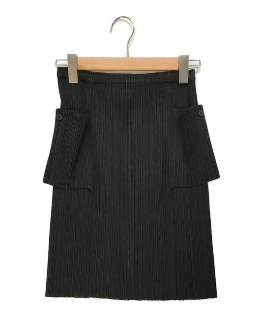 [Pre-owned] PLEATS PLEASE Pleated skirt with pockets PP61-JG104