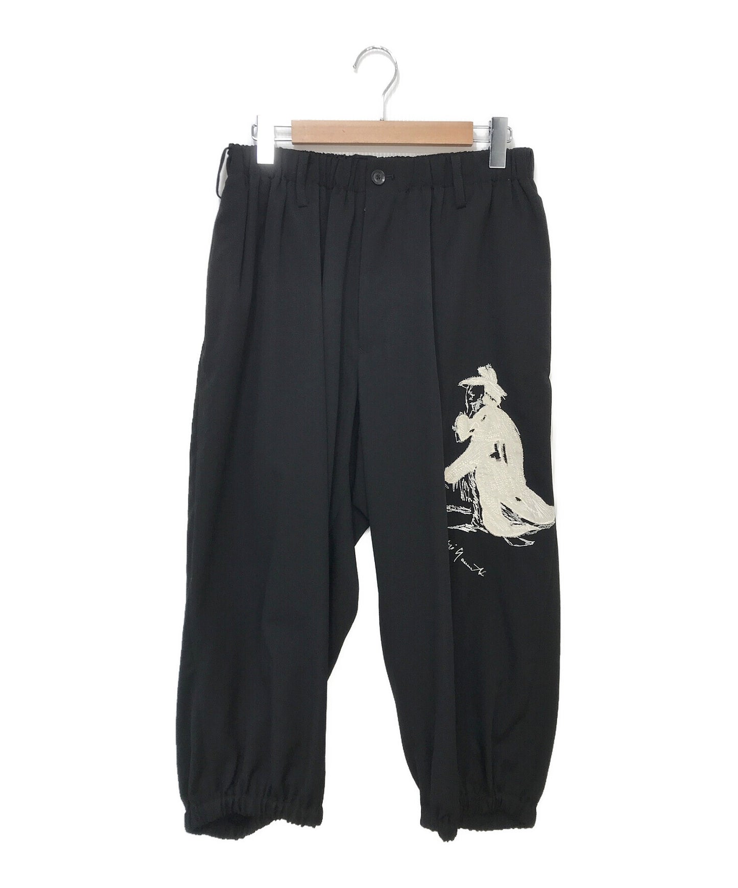 Yohji Yamamoto POUR HOMME Ink Painting Embroidery Pants HN-P91-102