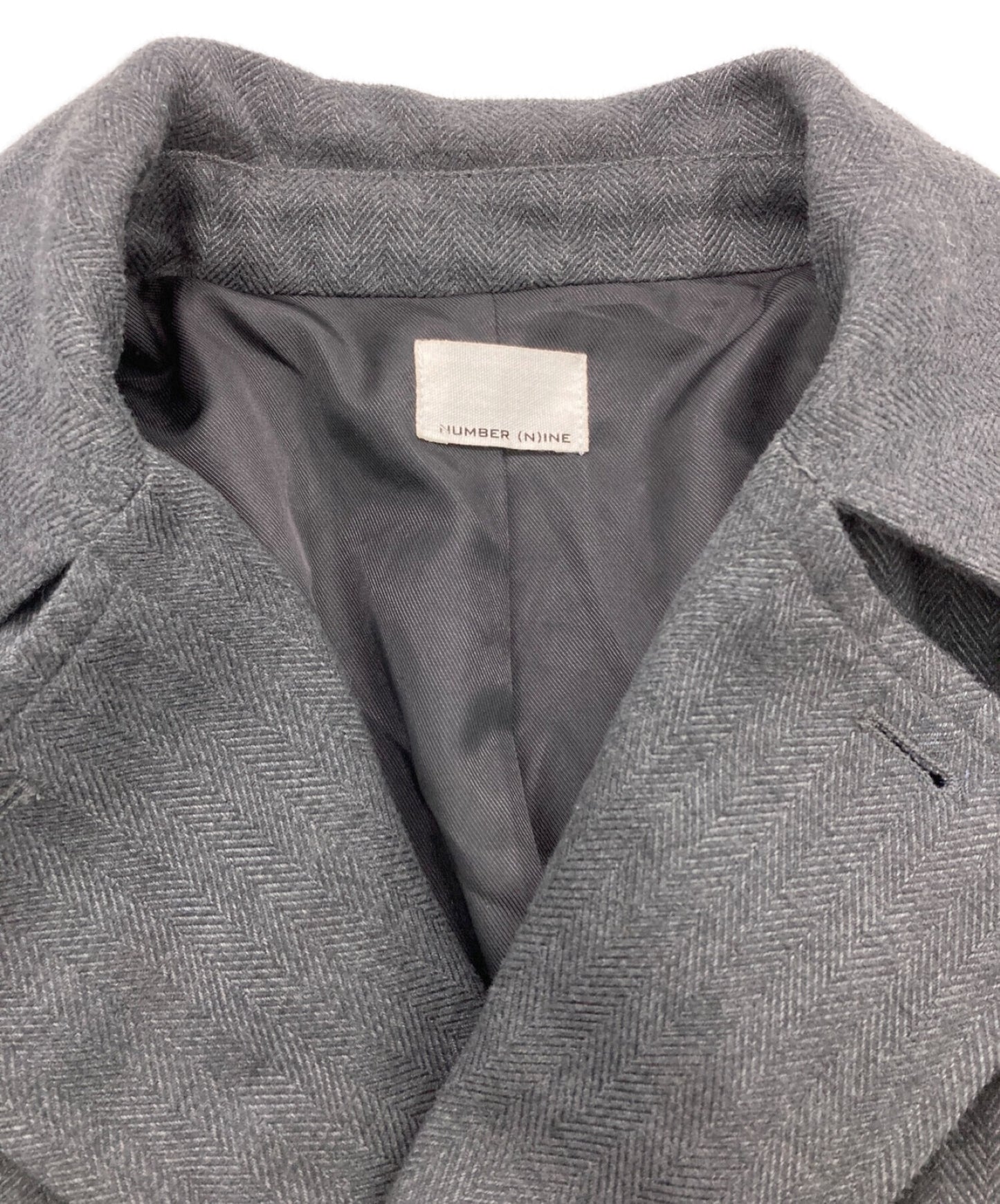 [Pre-owned] NUMBER (N)INE Ribbed double coat 819554003