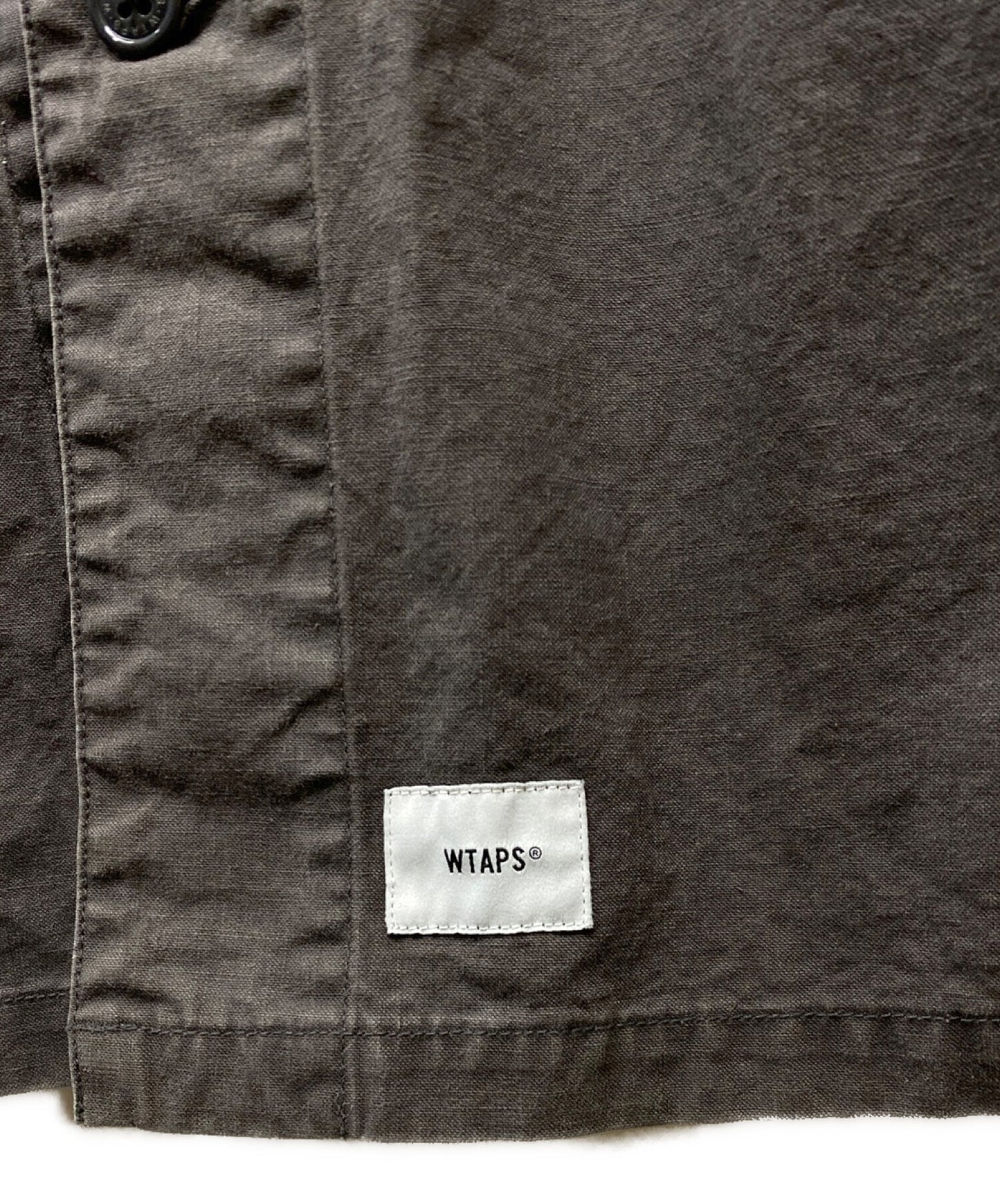 WTAPS 스카우트 긴 슬리브 셔츠 201TQDT-SHM01