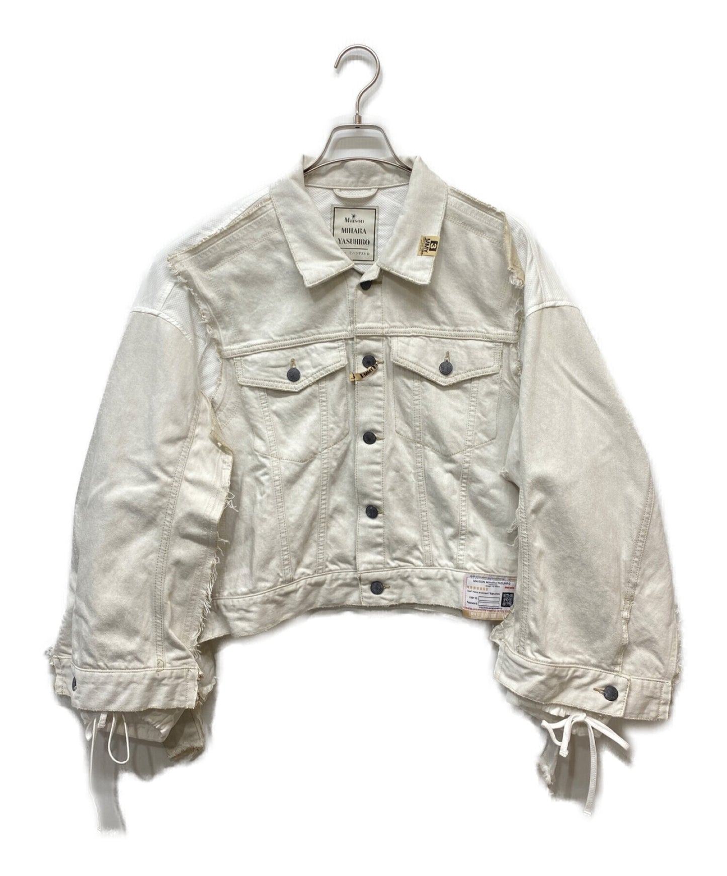 Maison MIHARA YASUHIRO Resize Shirt Combined Denim Jacket B08BL171