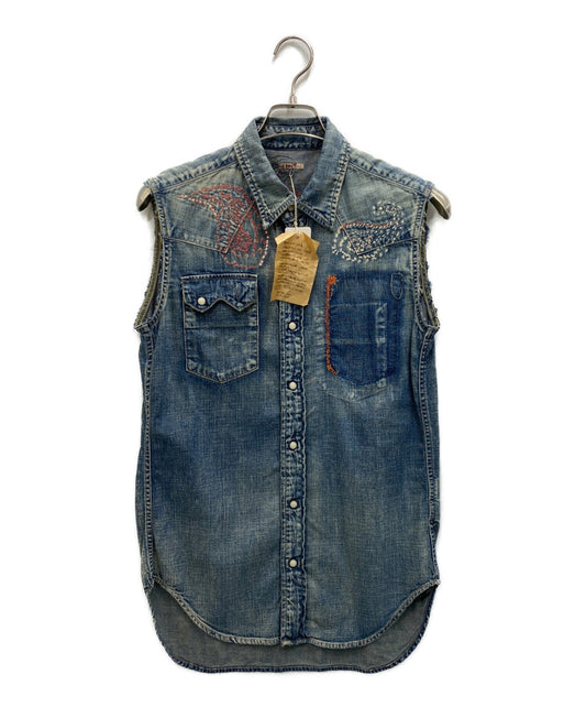 [Pre-owned] KAPITAL Sleeveless Denim Shirt