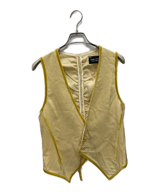 [Pre-owned] NUMBER (N)INE 09AW Silk Vest "CLOSED FEELING" period