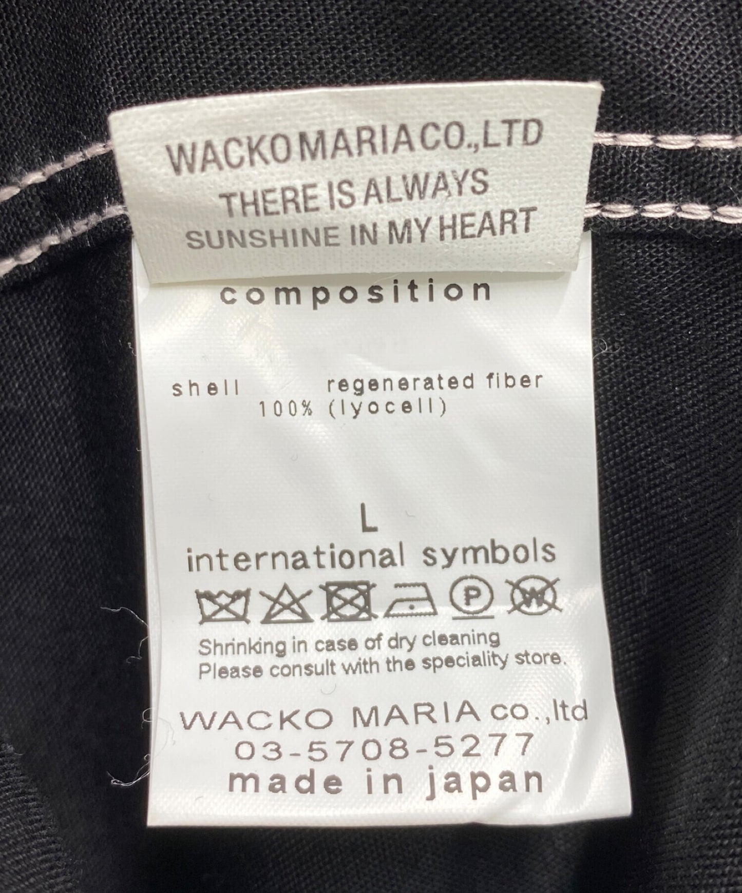 Wacko Maria 3 톤 50의 셔츠