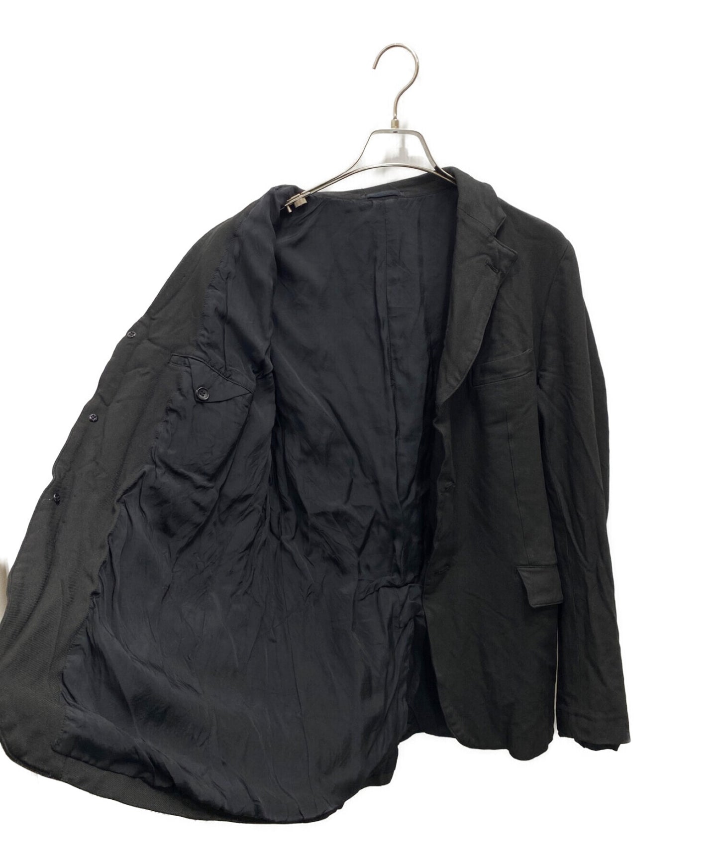 Comme des garcons homme product-dyed poly shrink-wrap jacket ที่ปรับแต่งแล้ว HE-J014
