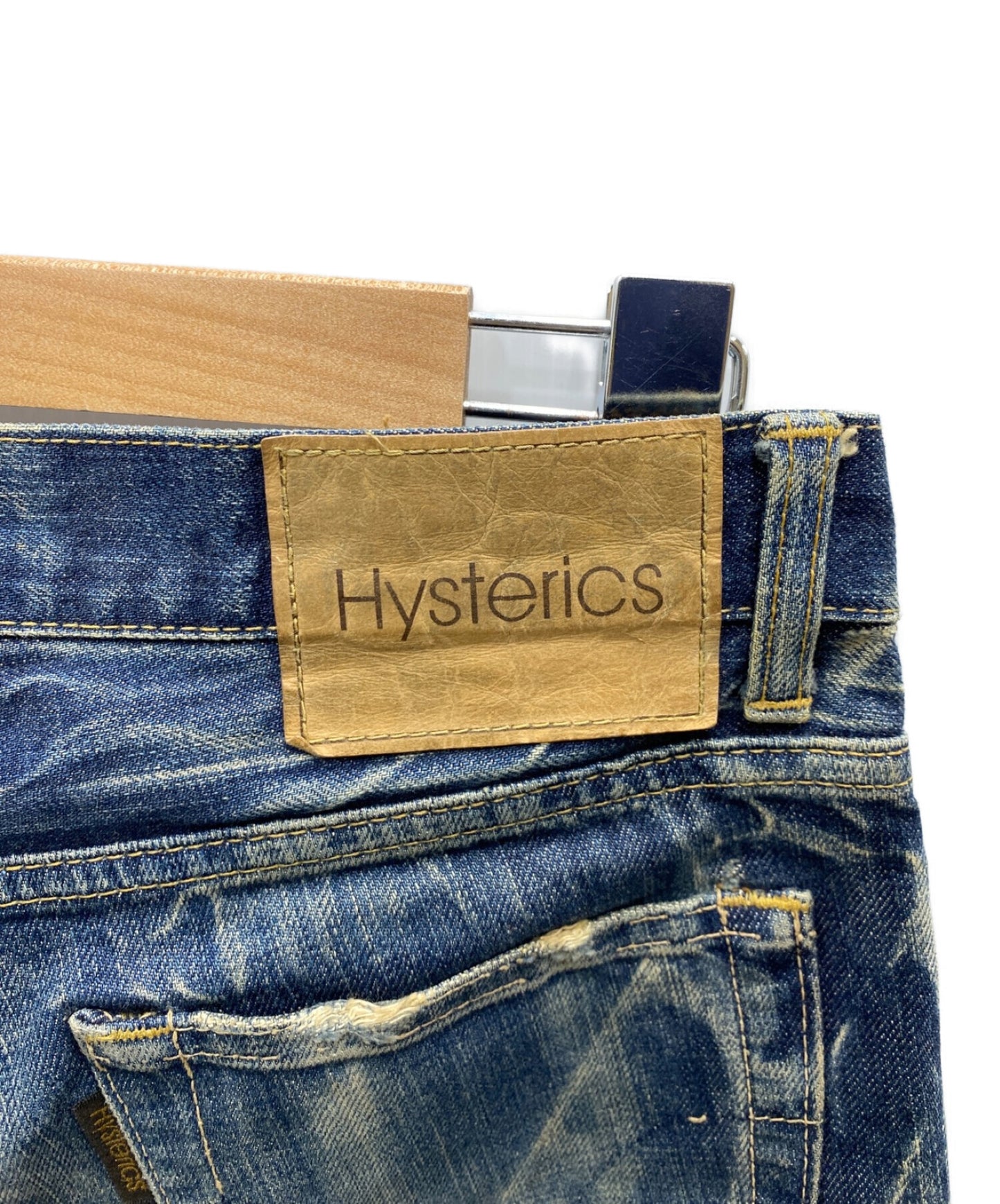 [Pre-owned] Hysteric Glamour Studded denim pants 3AP-4813