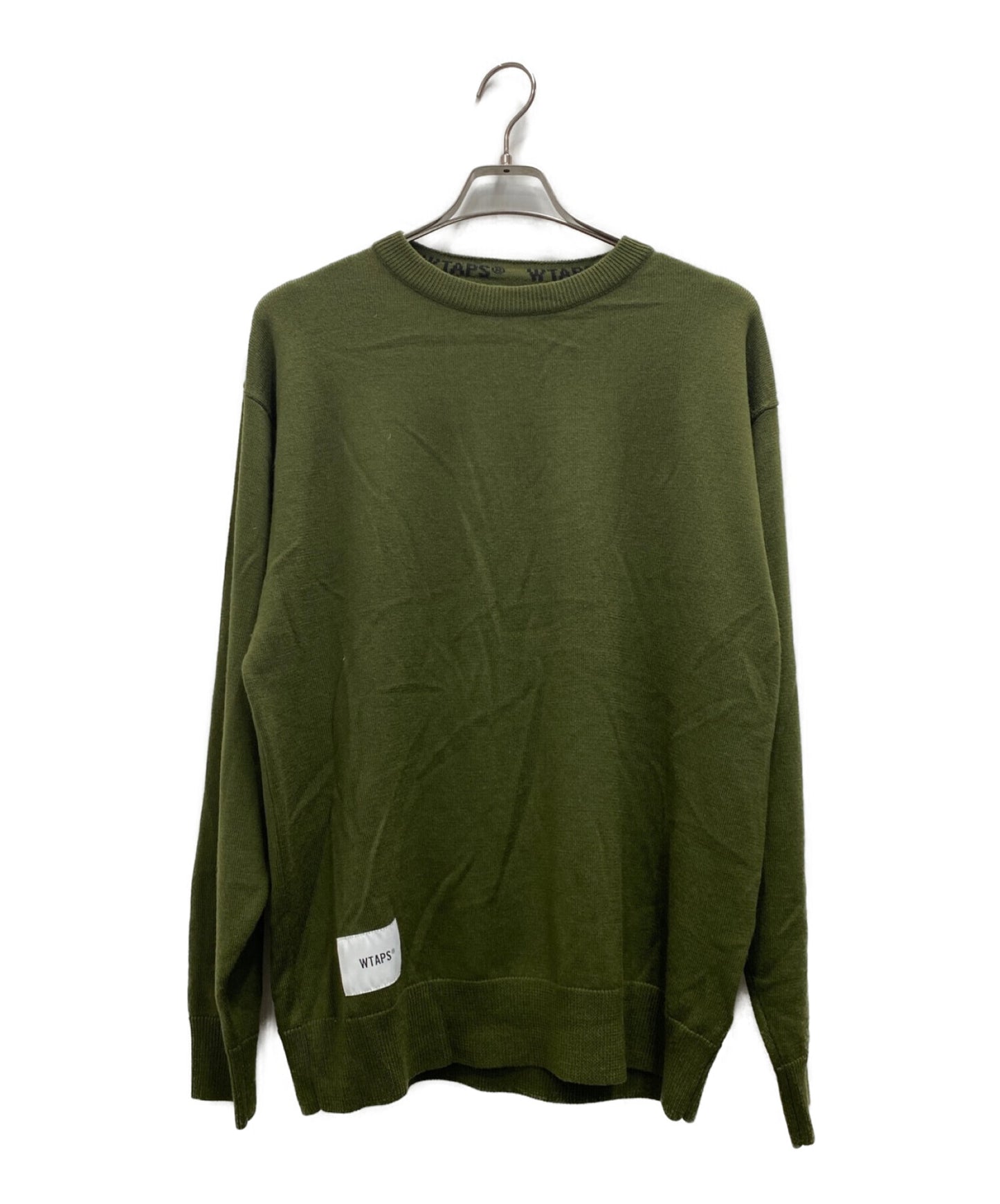 [Pre-owned] WTAPS crew-neck knit 202MADT-KNM01