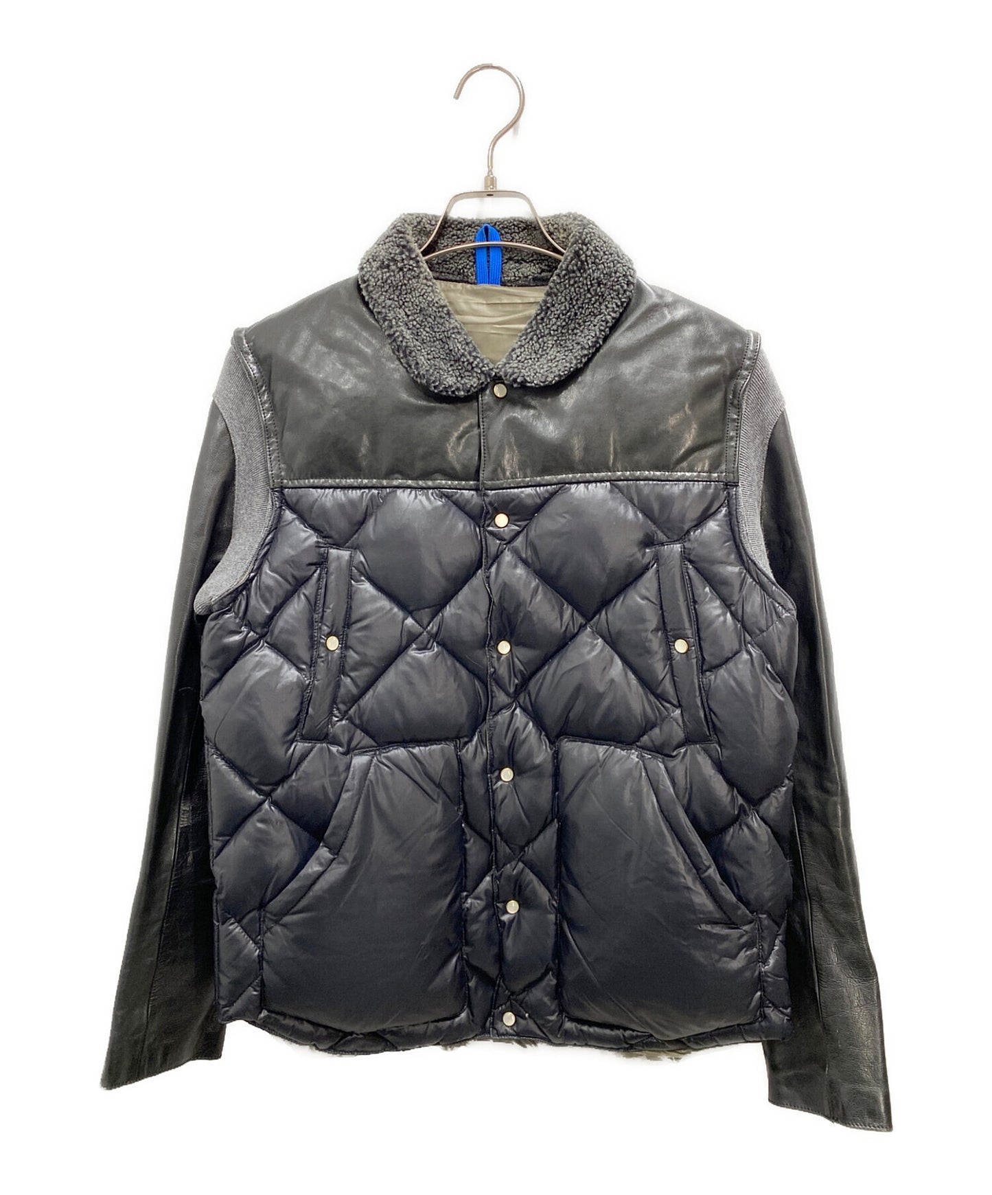 [Pre-owned] UNDERCOVERISM 13AW Sleeve leather down jacket L4207