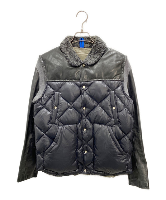 UNDERCOVERISM 13AW Sleeve leather down jacket L4207