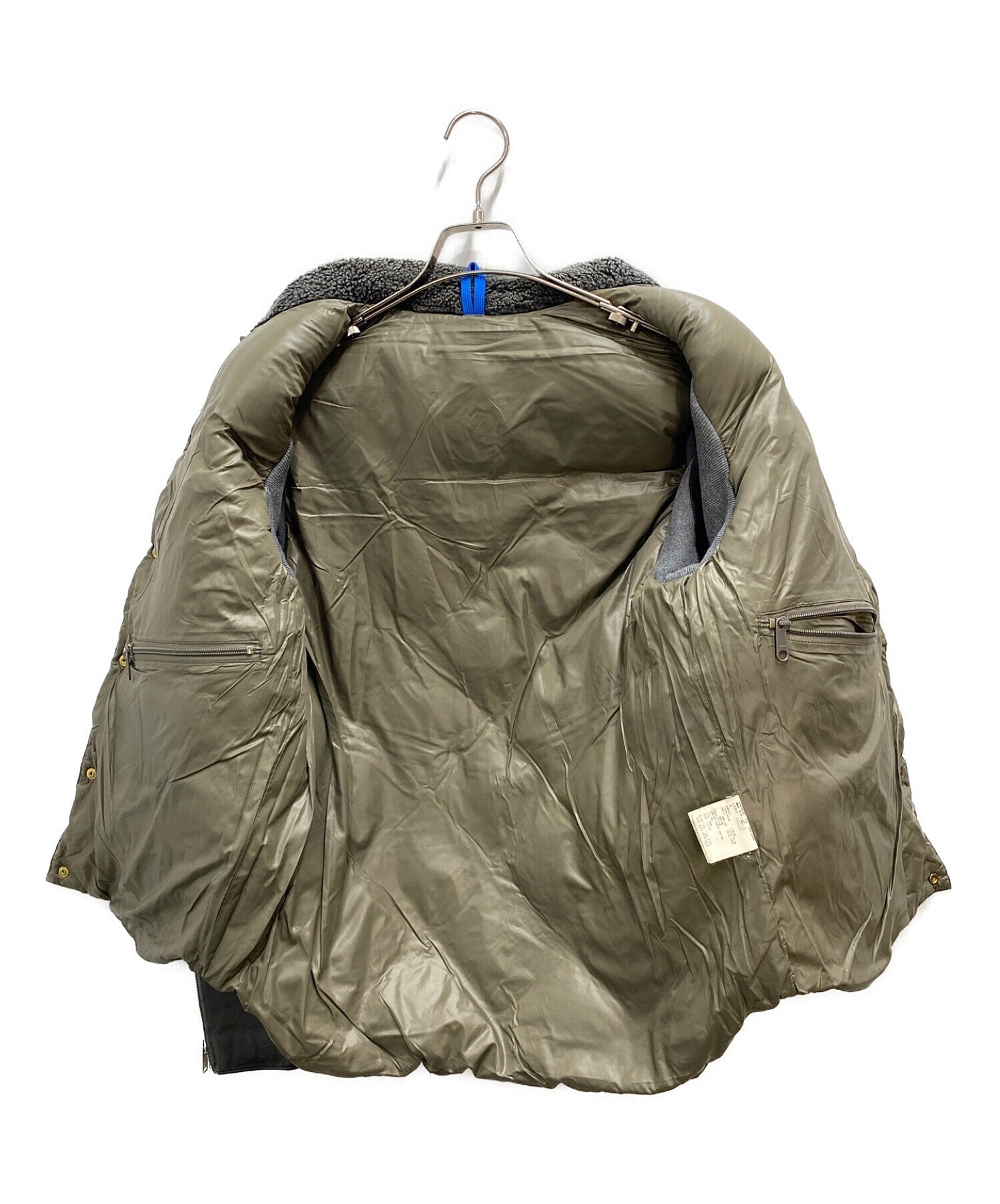 undercoverism leather ridersjacket