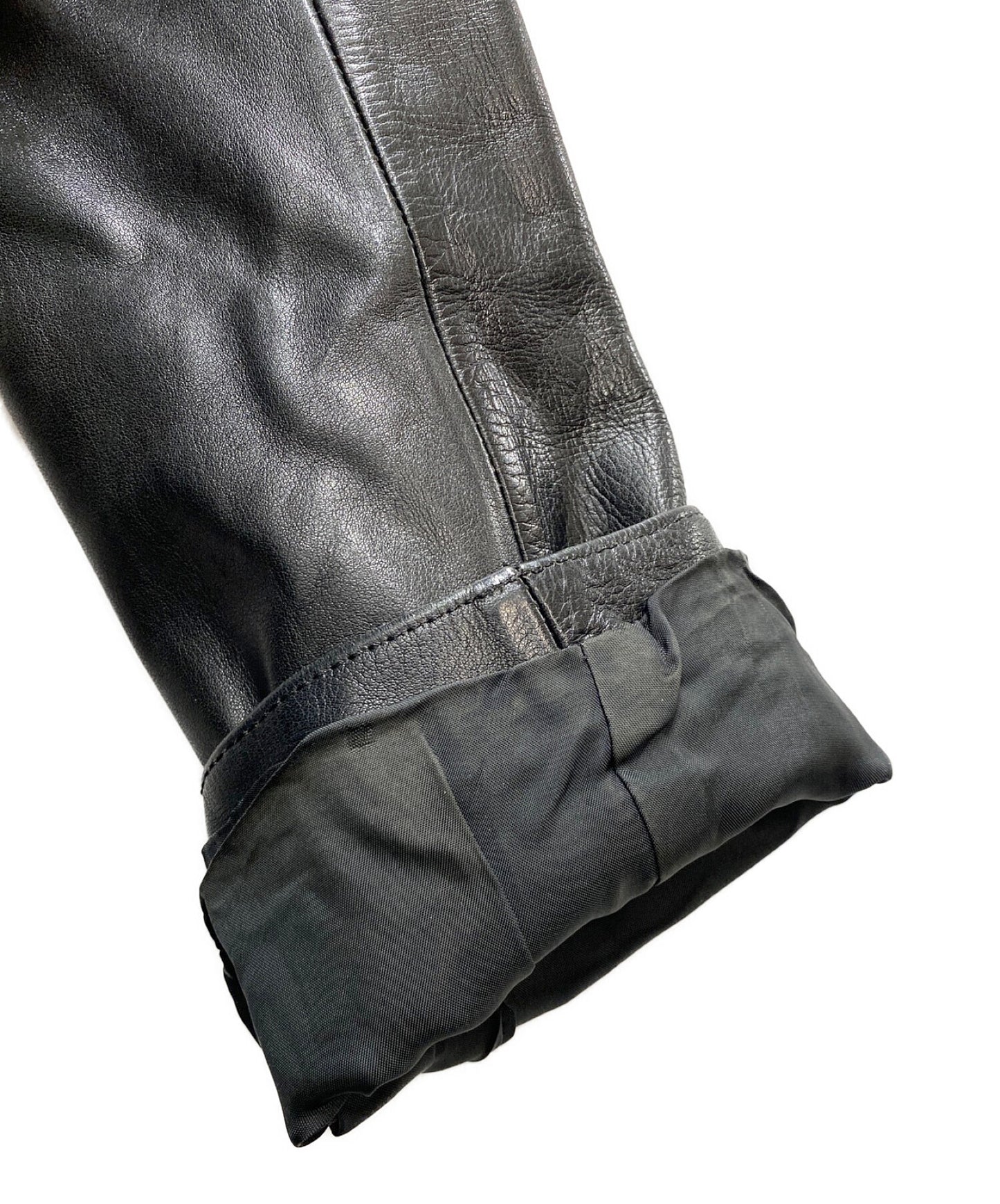 [Pre-owned] UNDERCOVERISM 13AW Sleeve leather down jacket L4207