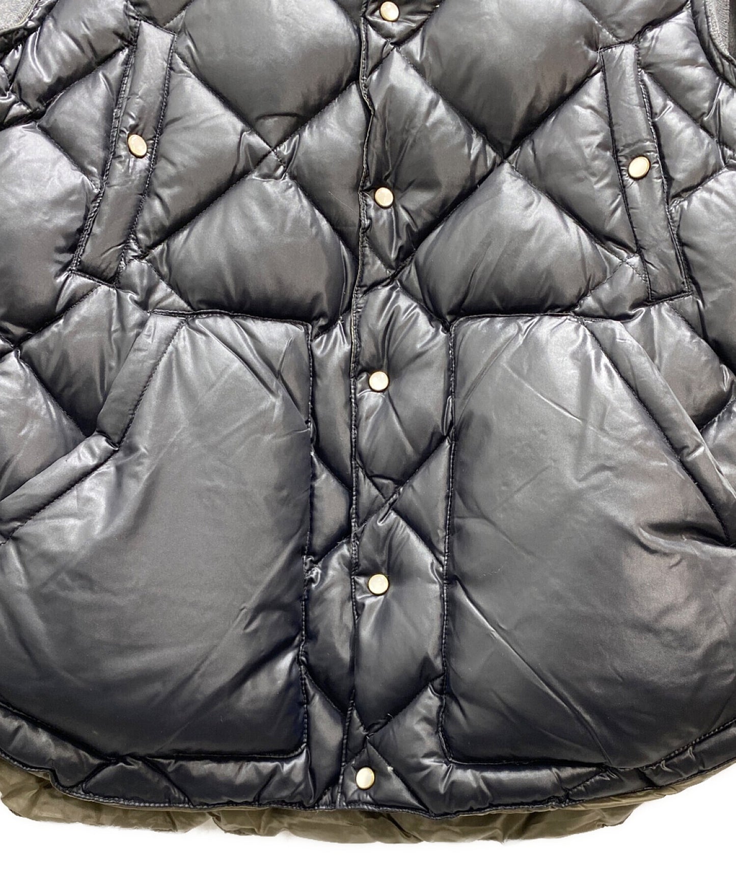 [Pre-owned] UNDERCOVERISM 13AW Sleeve leather down jacket L4207