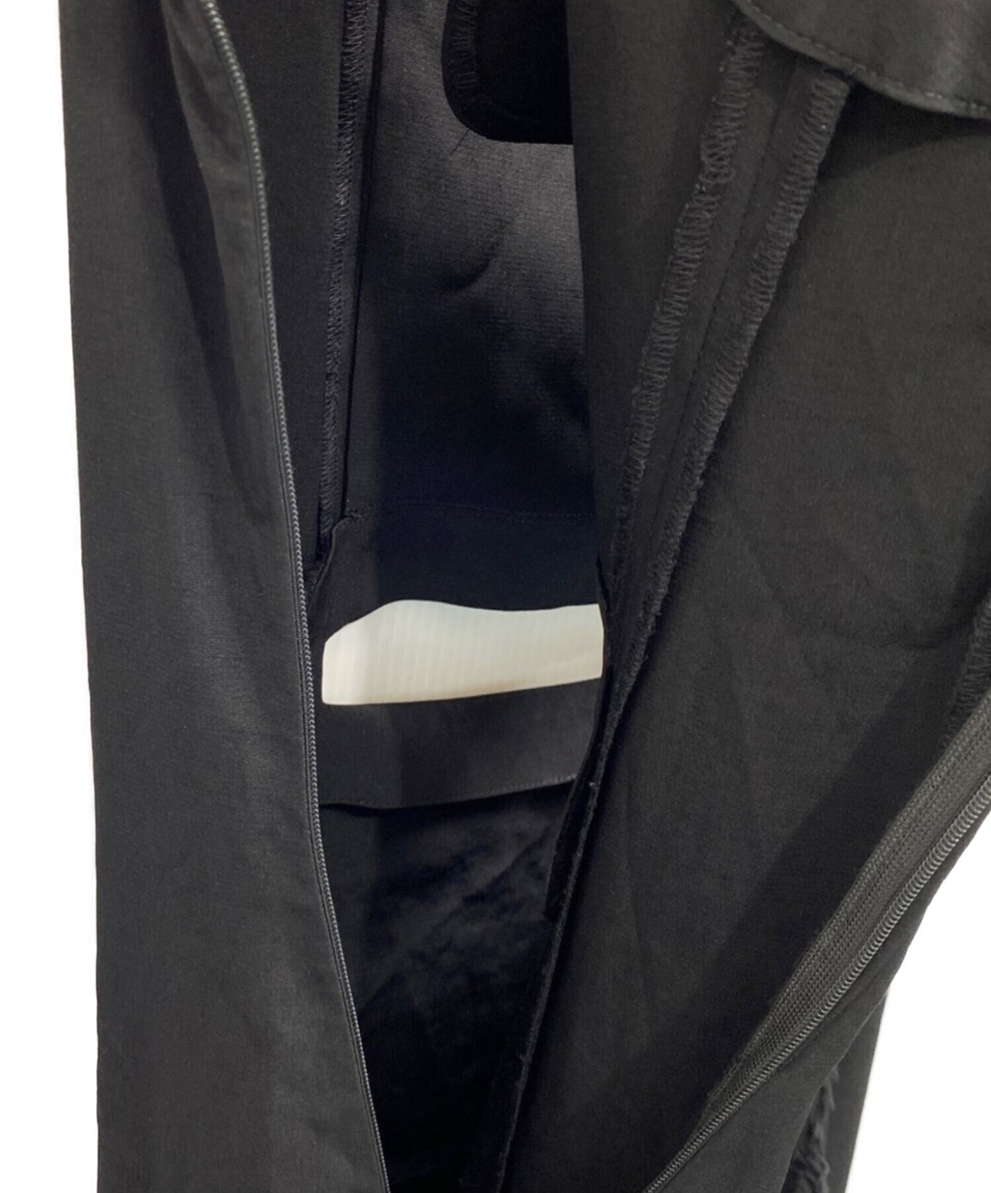 Yohji Yamamoto+Noir ta/pe crepe de chine fr-bk开放D/无袖连衣裙/连衣裙ND-D02-500