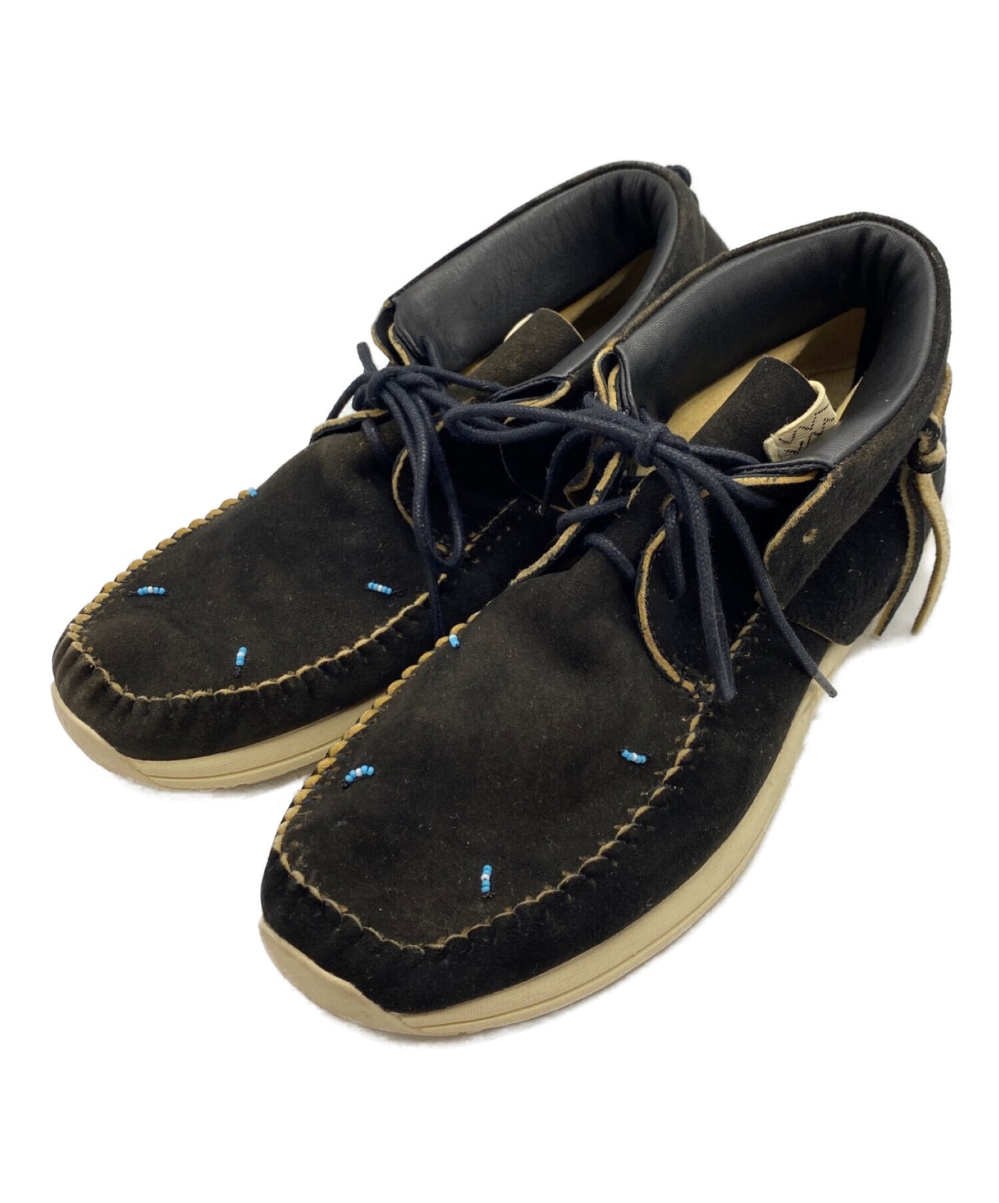 รองเท้าบูทหนังกลับ Visvim FBT Lhamo-Folk