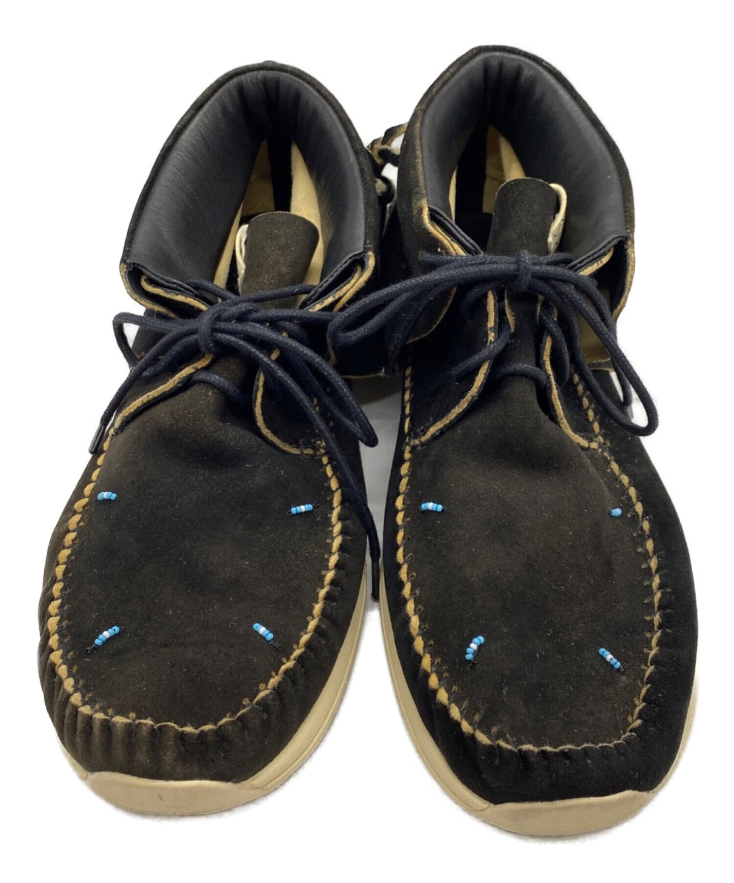 รองเท้าบูทหนังกลับ Visvim FBT Lhamo-Folk