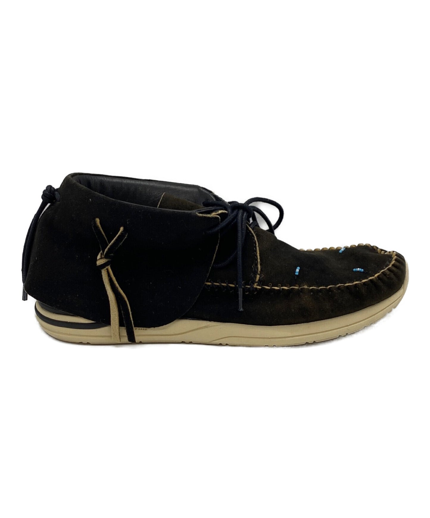 รองเท้าบูทหนังกลับ Visvim FBT Lhamo-Folk