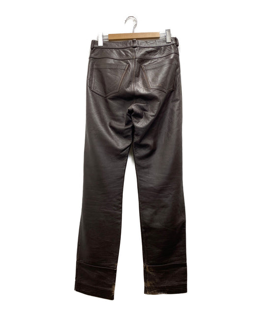 UNDERCOVER leather pants UC-6W-P-06