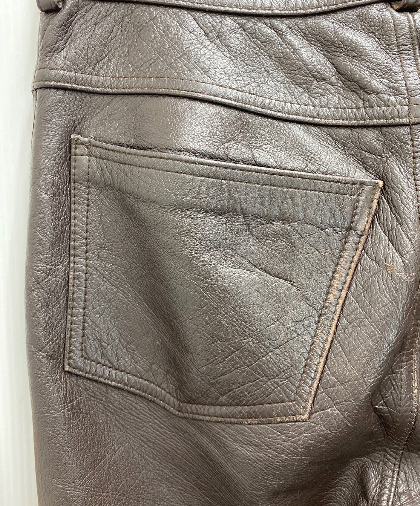 [Pre-owned] UNDERCOVER leather pants UC-6W-P-06