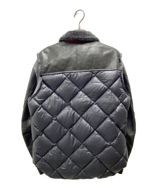 UNDERCOVERISM Leather Sleeve Down Jacket L4207