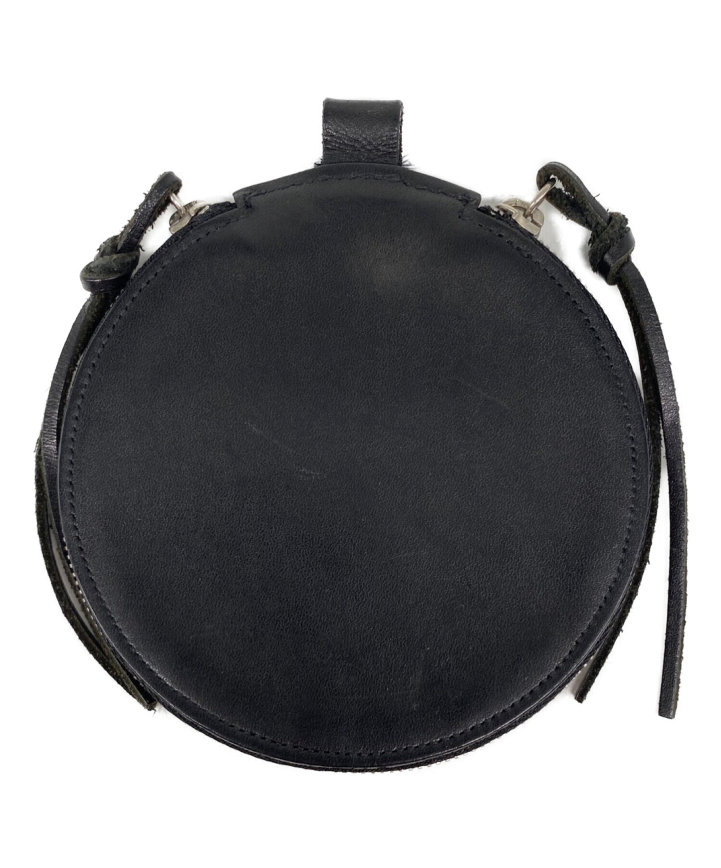 Yohji Yamamoto Leather Round Coin钱包