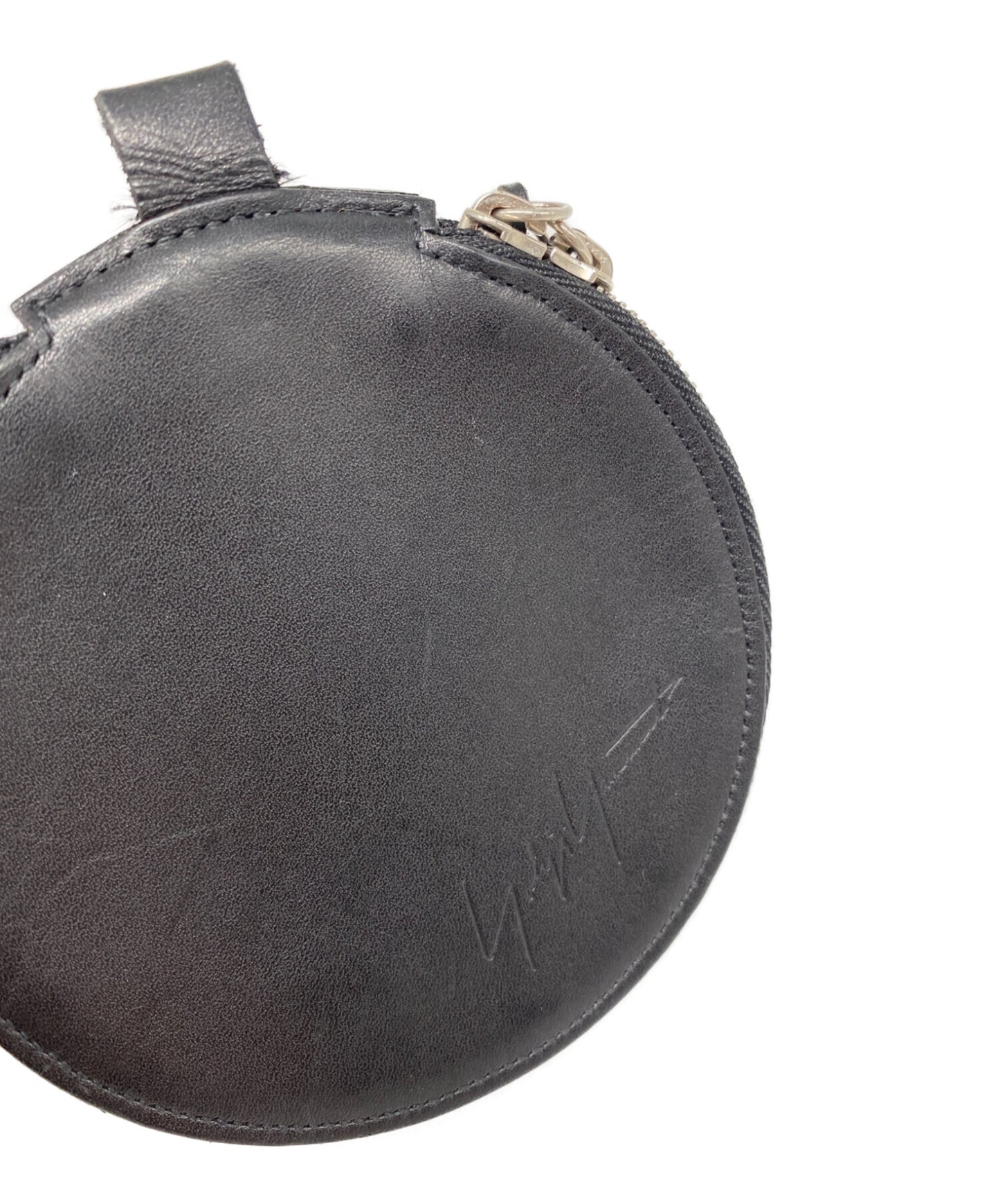 [Pre-owned] YOHJI YAMAMOTO Leather round coin purse