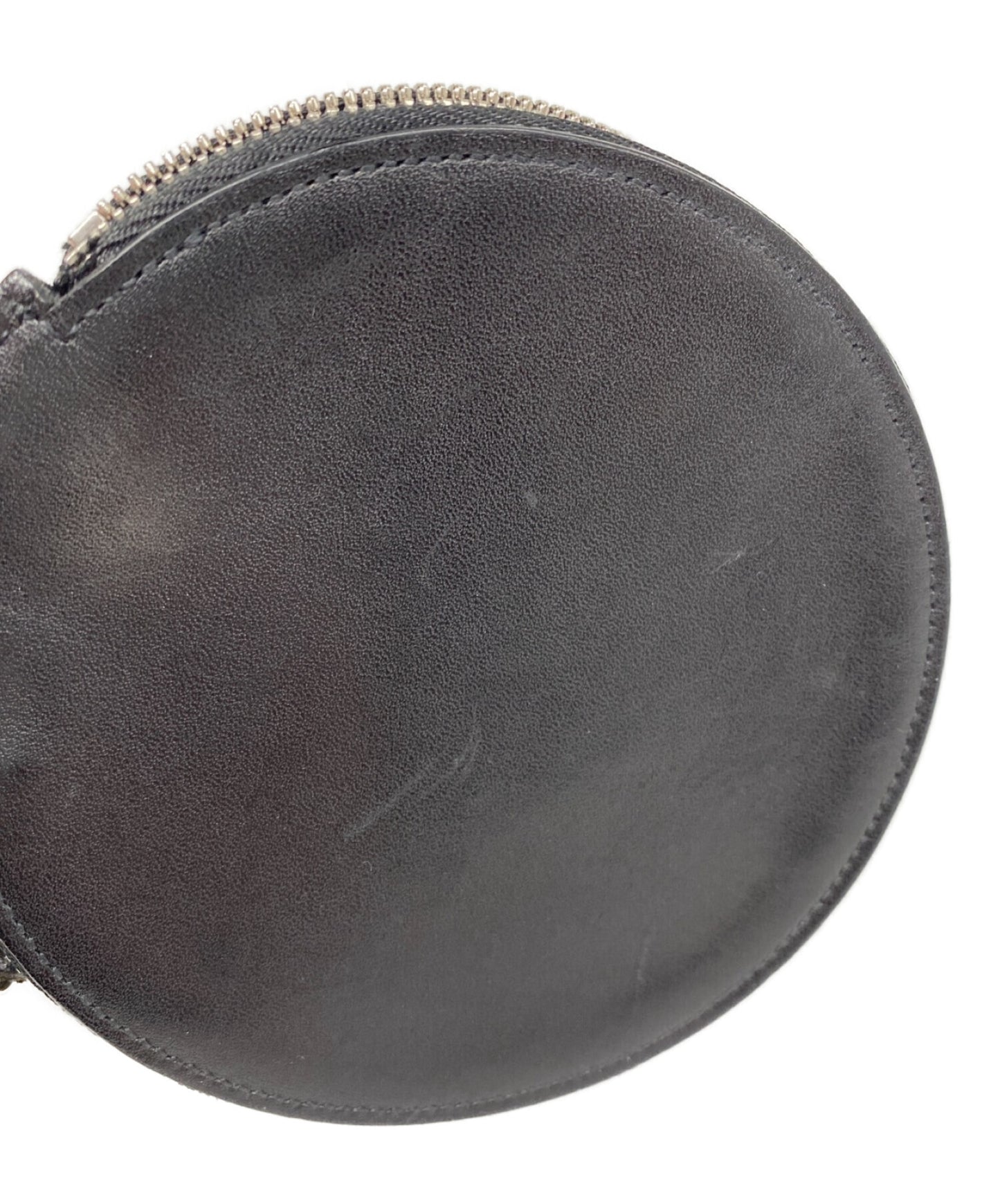 Yohji Yamamoto Leather Round Coin钱包