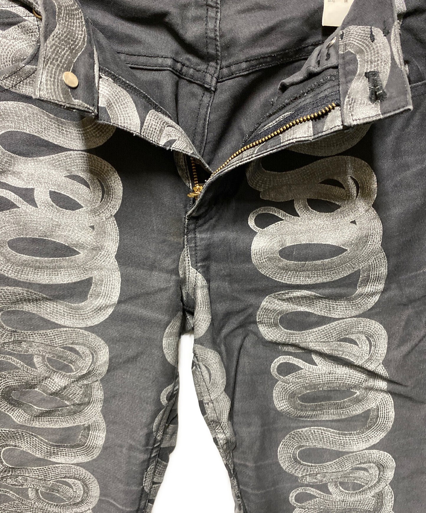 [Pre-owned] Hysteric Glamour Snake Flare Pants 3AP-2593