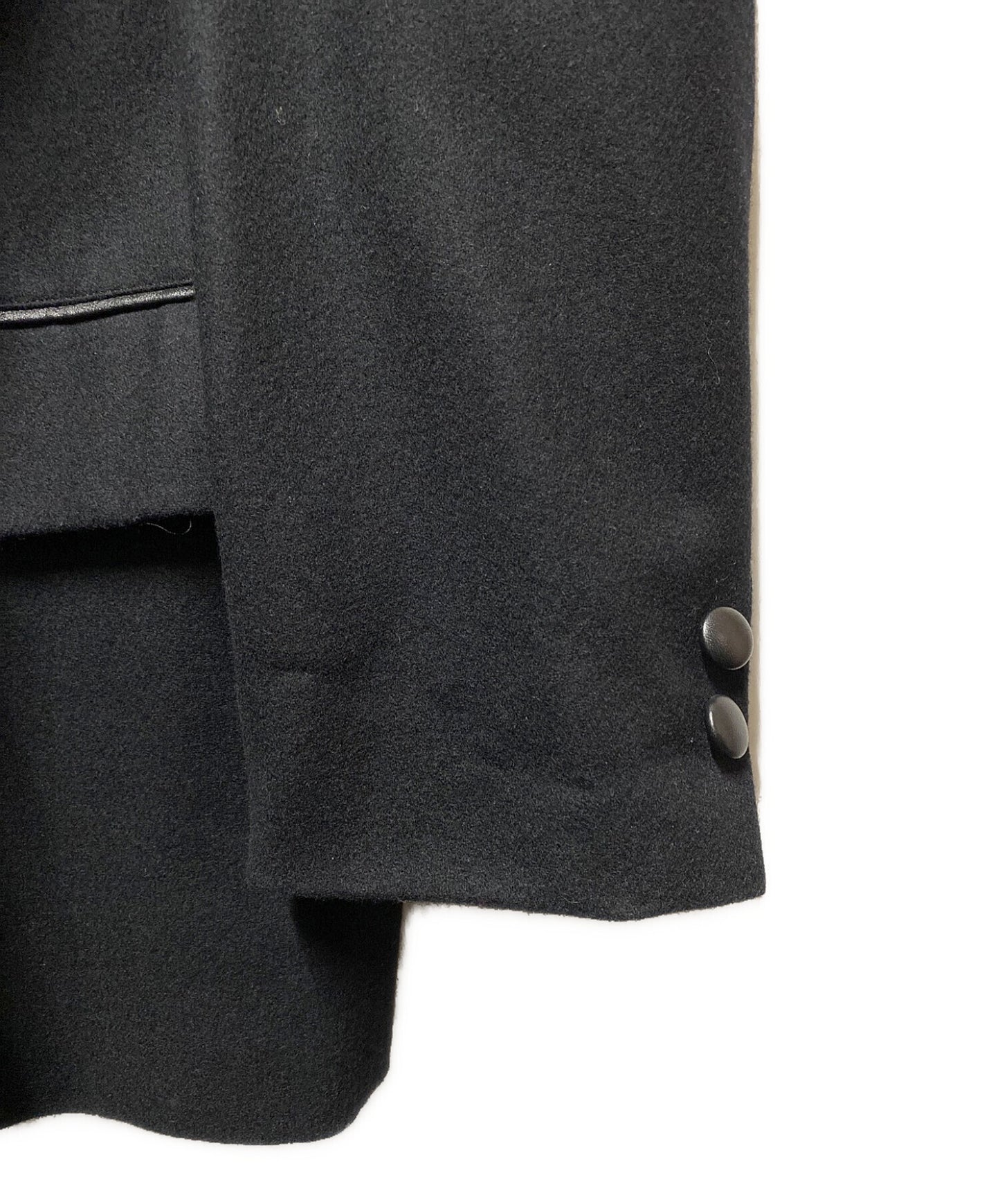 Yohji Yamamoto Pour Homme Leather Loater羊毛夹克HN-J05-151