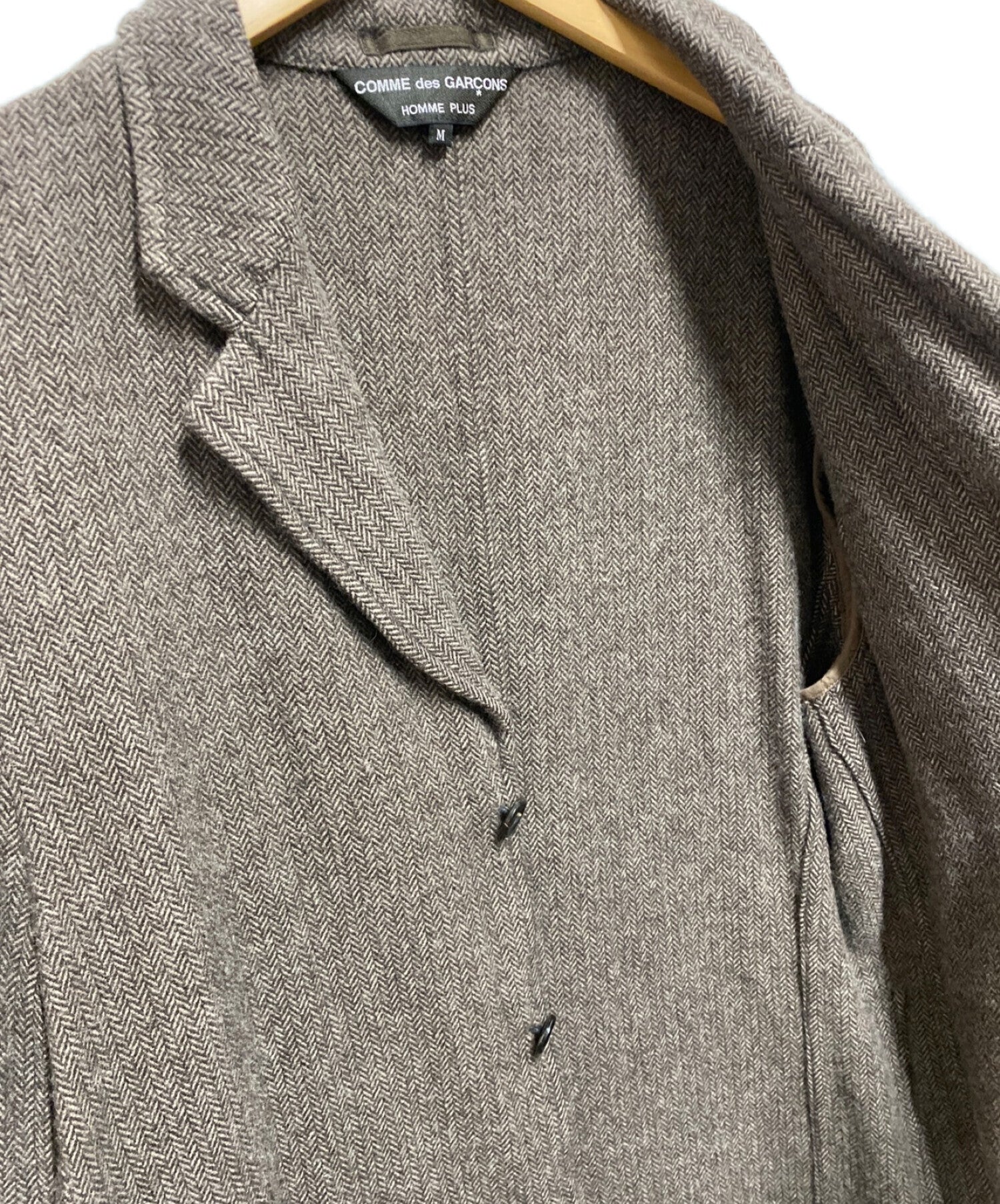 COMME des GARCONS Homme Plus 00AW Herringbone 3B jacket PJ-04087M