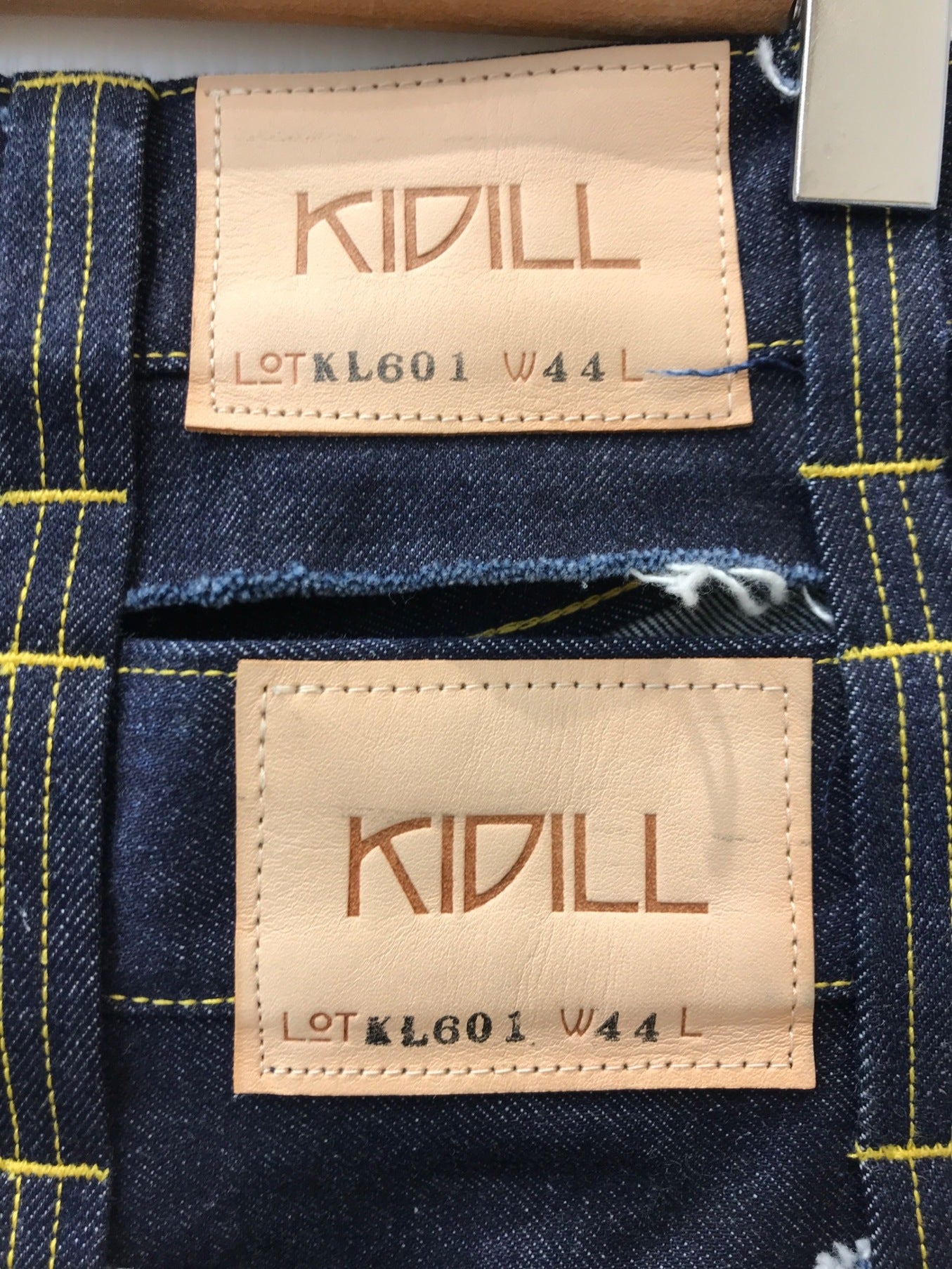 Kidill 21Aw對接銷毀牛仔褲kl601