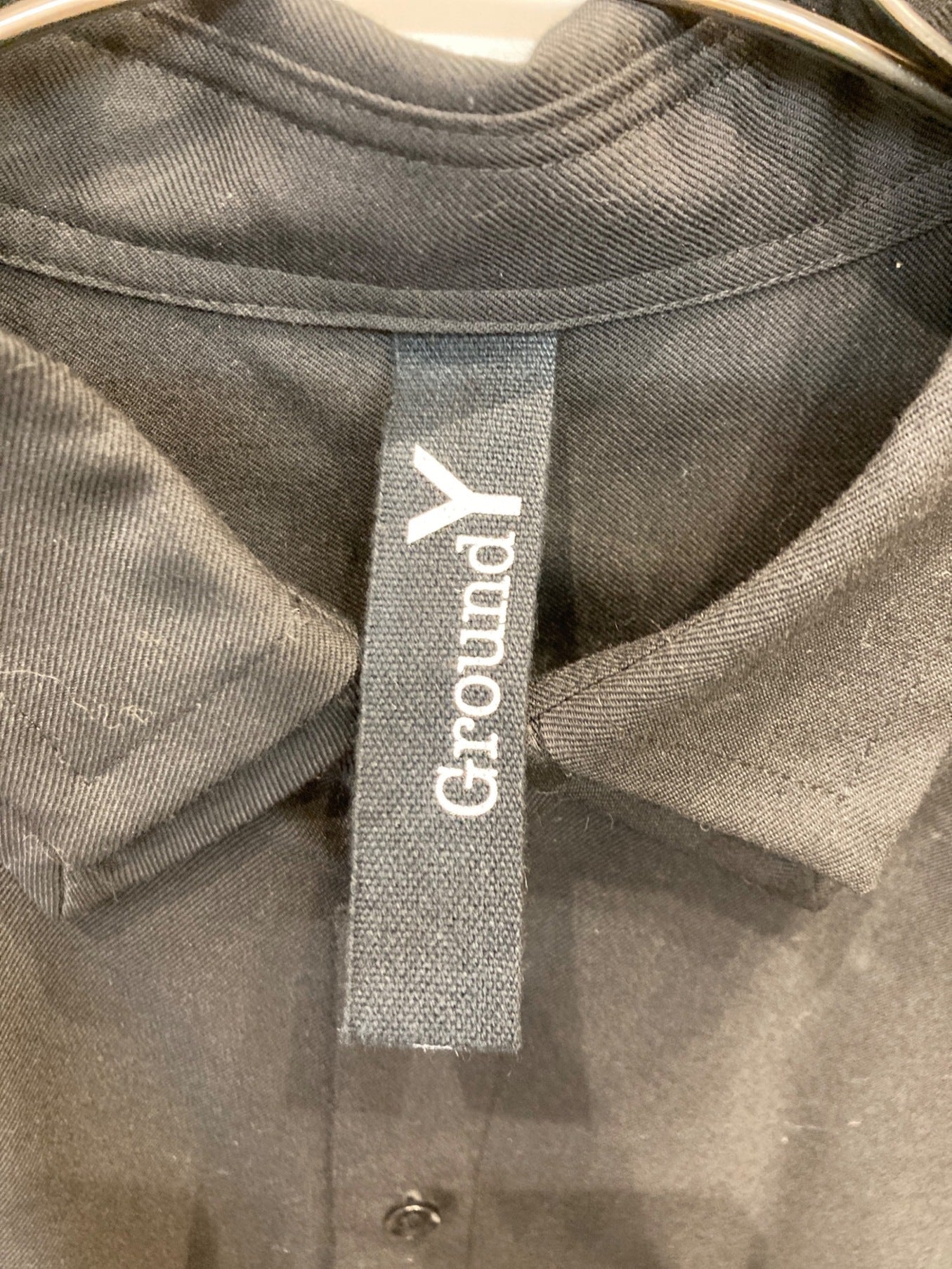 [Pre-owned] GROUND Y Back Long Shirt GA-B06-1003