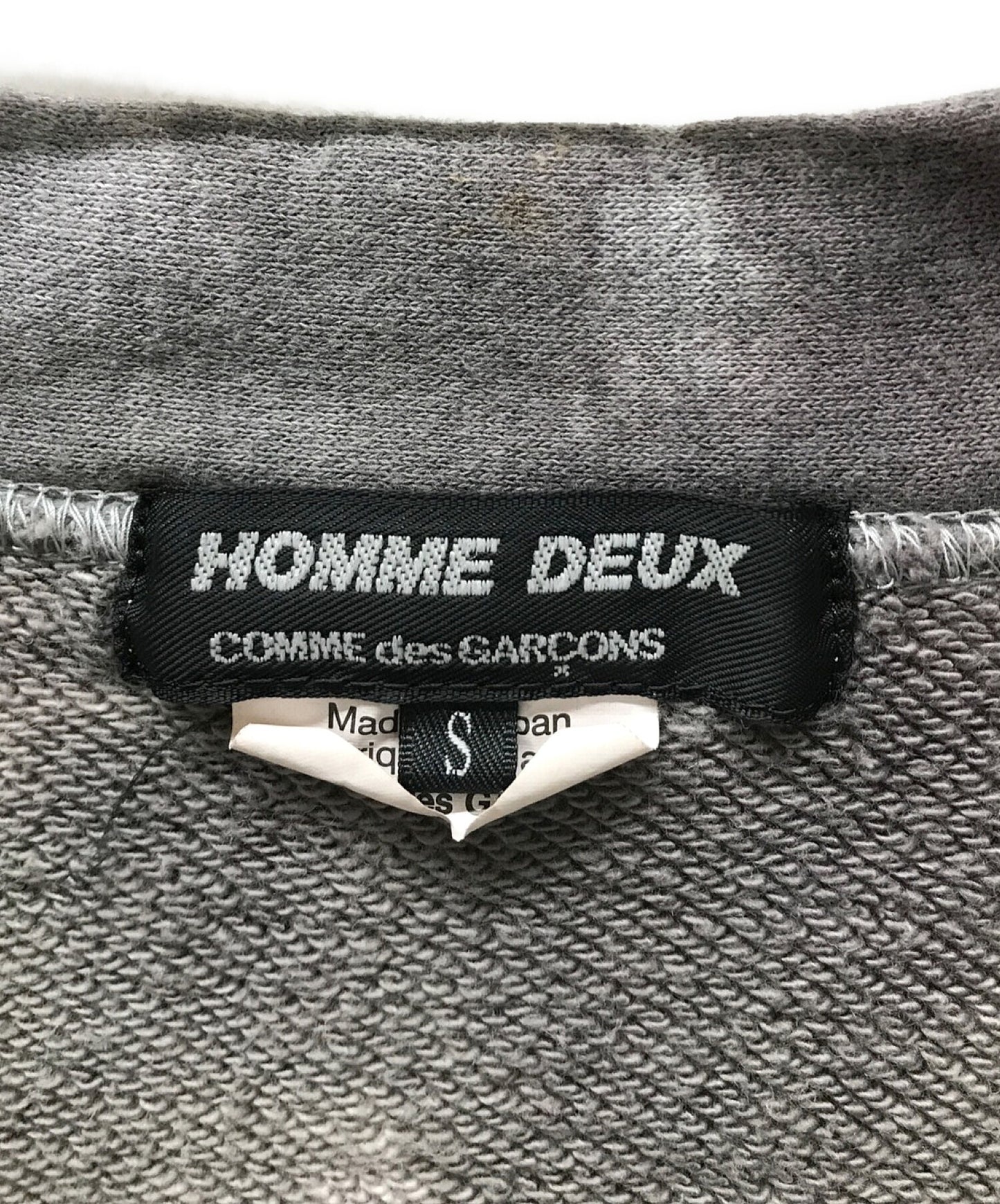 [Pre-owned] COMME des GARCONS HOMME DEUX Decolorized unevenly dyed cardigan DP-T009